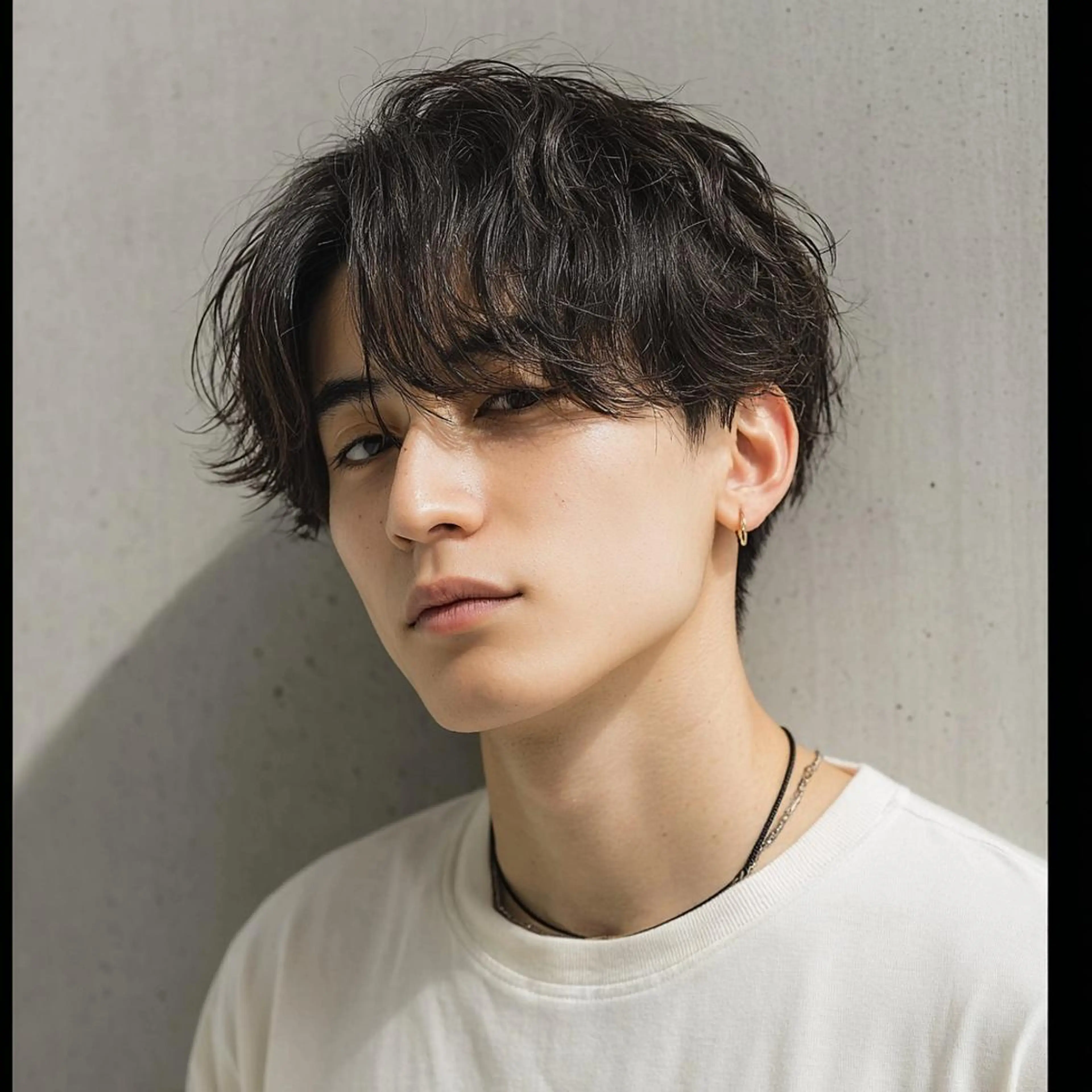 メンズ カラーモデル☆彡 今川茉綾のヘアスタイル