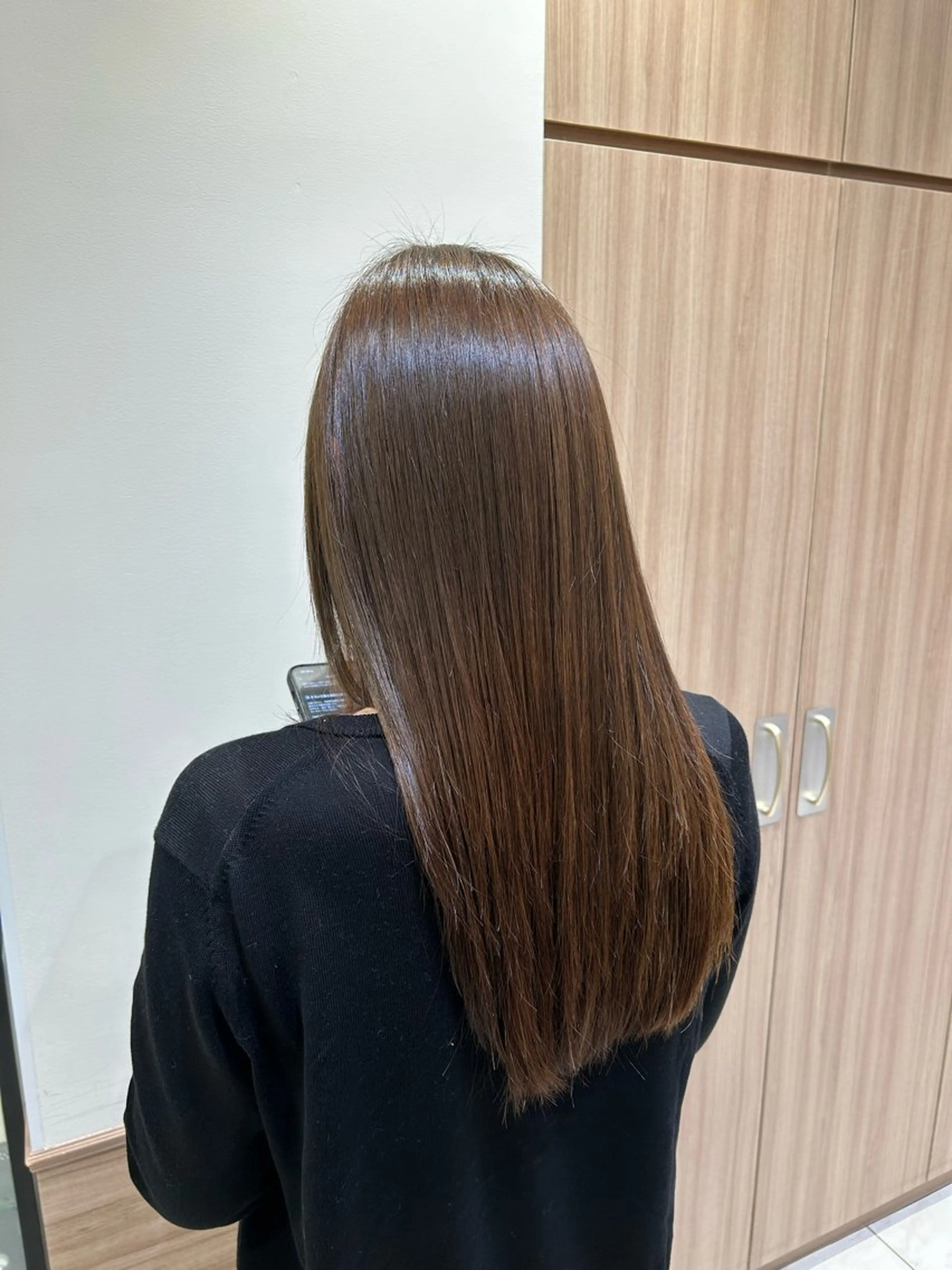 ロング カラー 佐藤 ななせのヘアスタイル