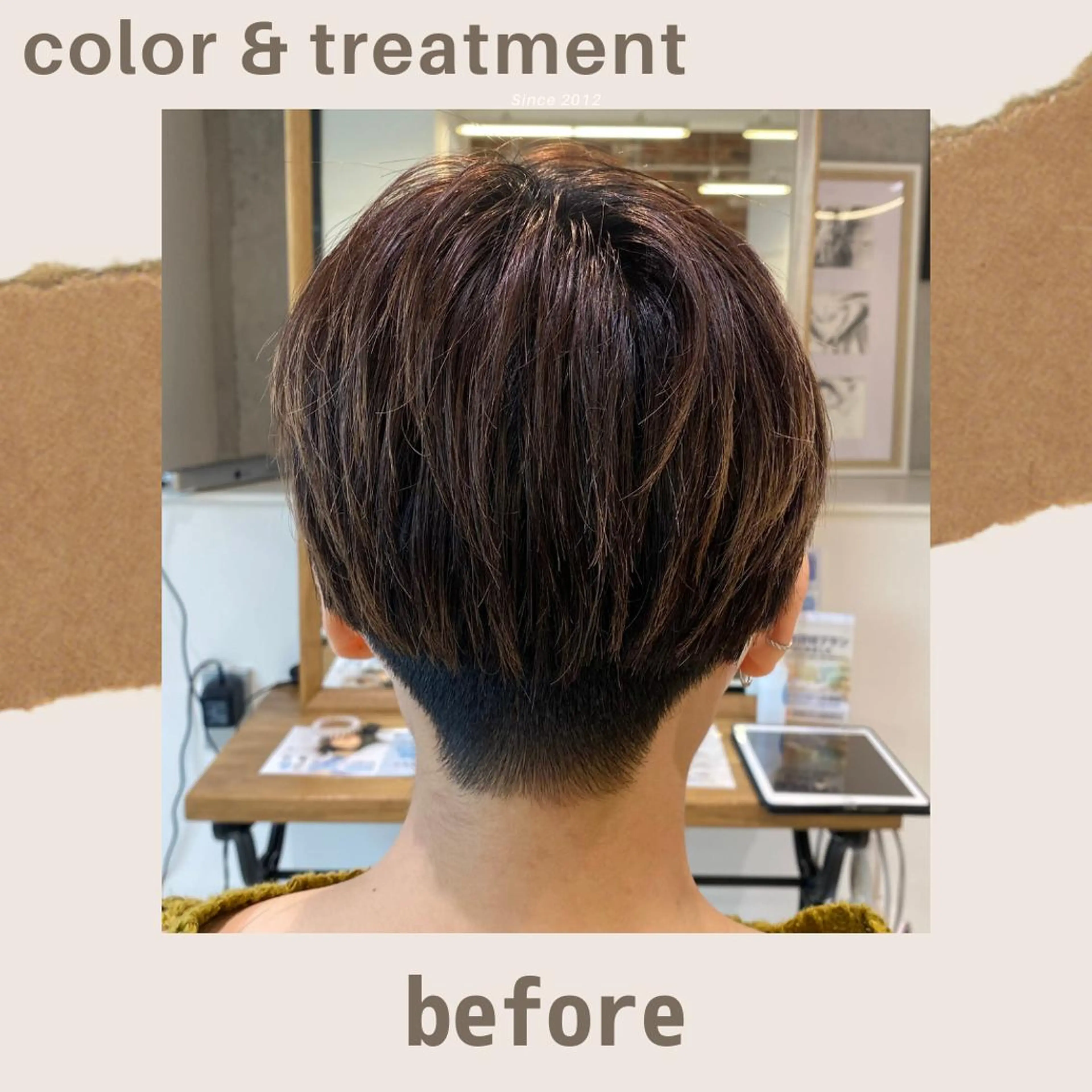 ショート カラー メンズカット/パーマ 👟黒田紗名👟のヘアスタイル