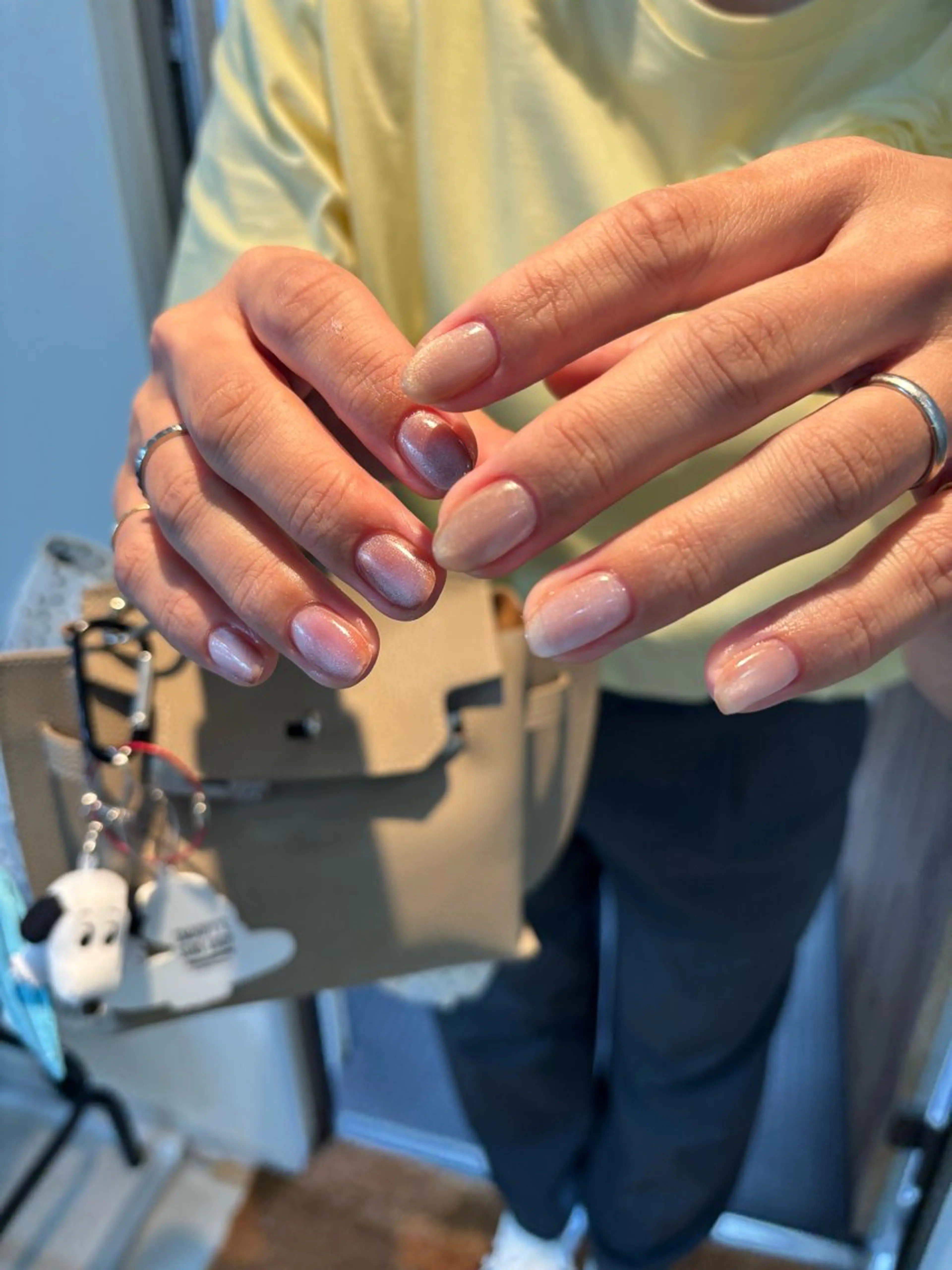 ネイル 氷ネイル・うるうるネイル マグネットネイル free'snail N A Oのネイルデザイン