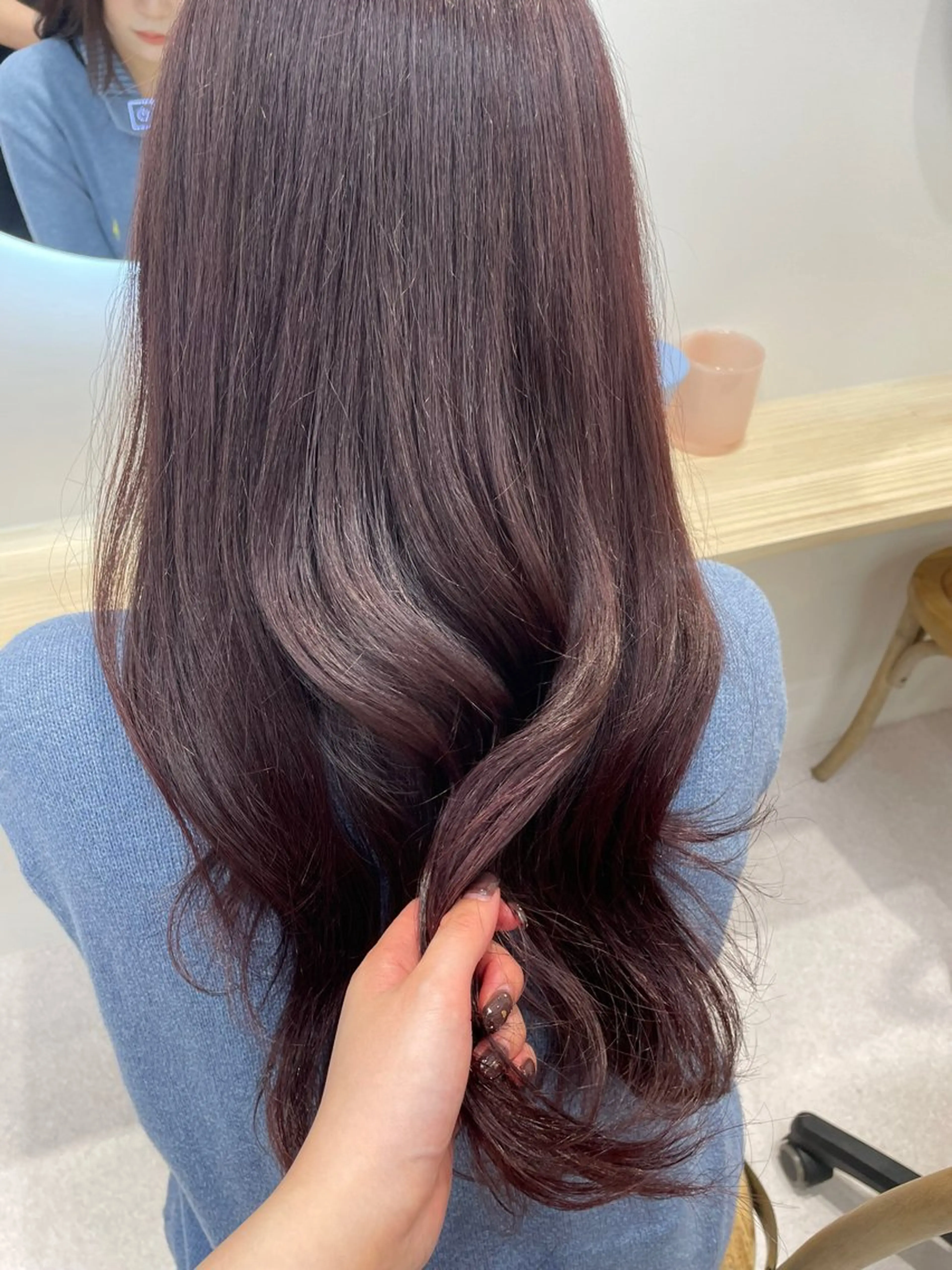 ロング カラー ヘアカラー トリートメント 透明感カラー 🩰あさのヘアスタイル