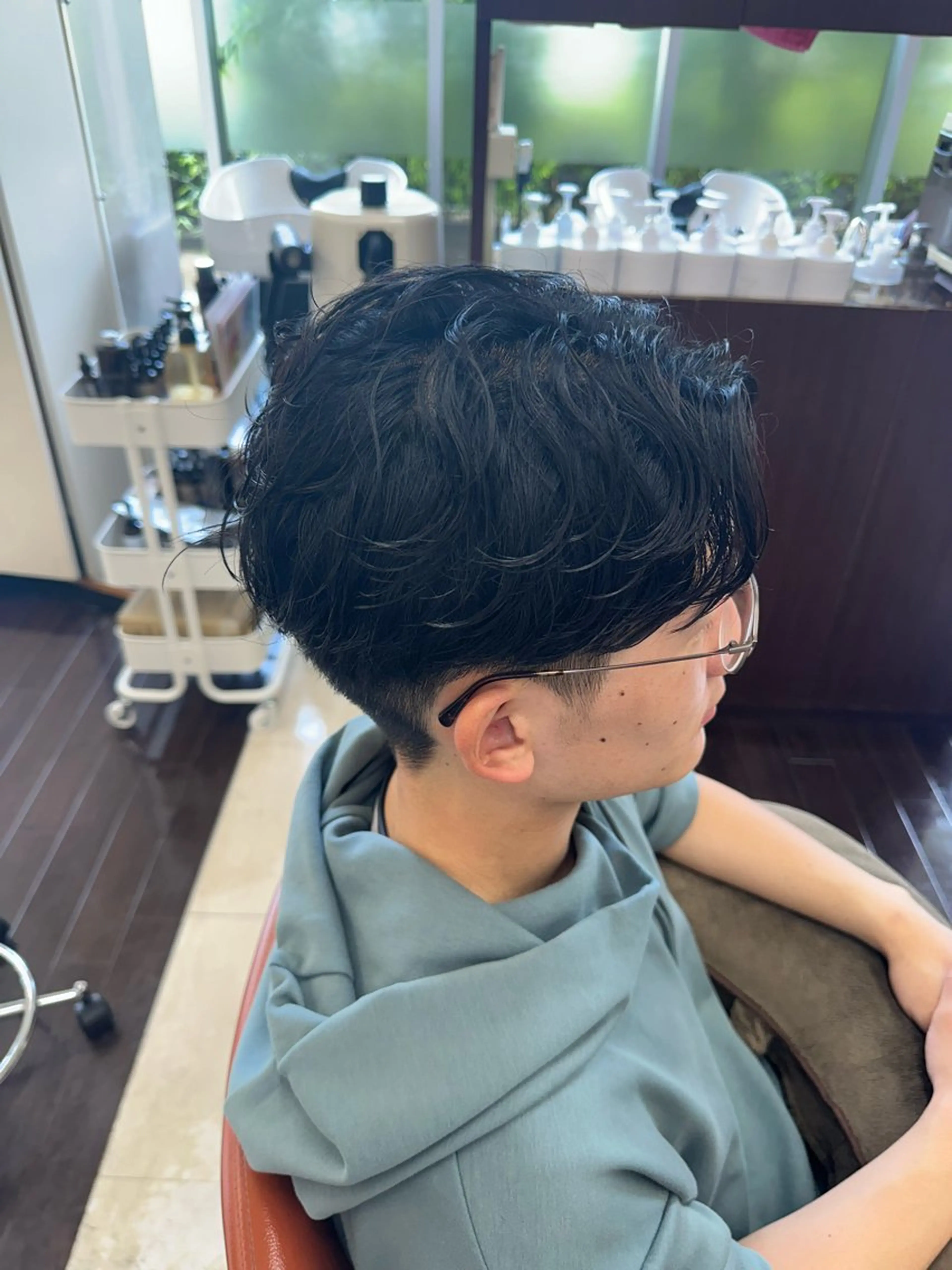 ショート カラー パーマ メンズ カット パーマ ヘアセット 毎月230人担当/ メンズヘア/清和武虎のヘアスタイル