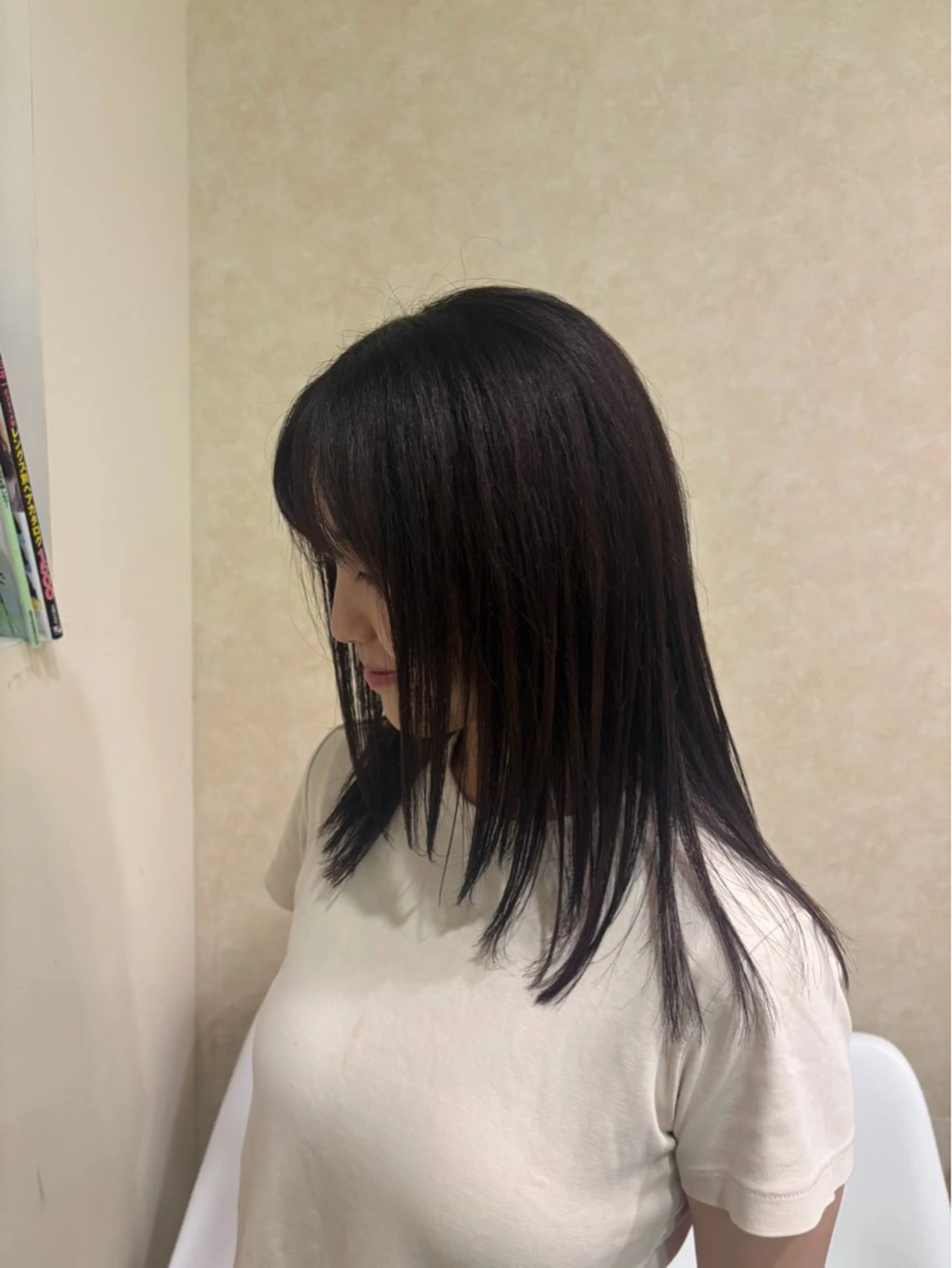 レディースロングカットの写真