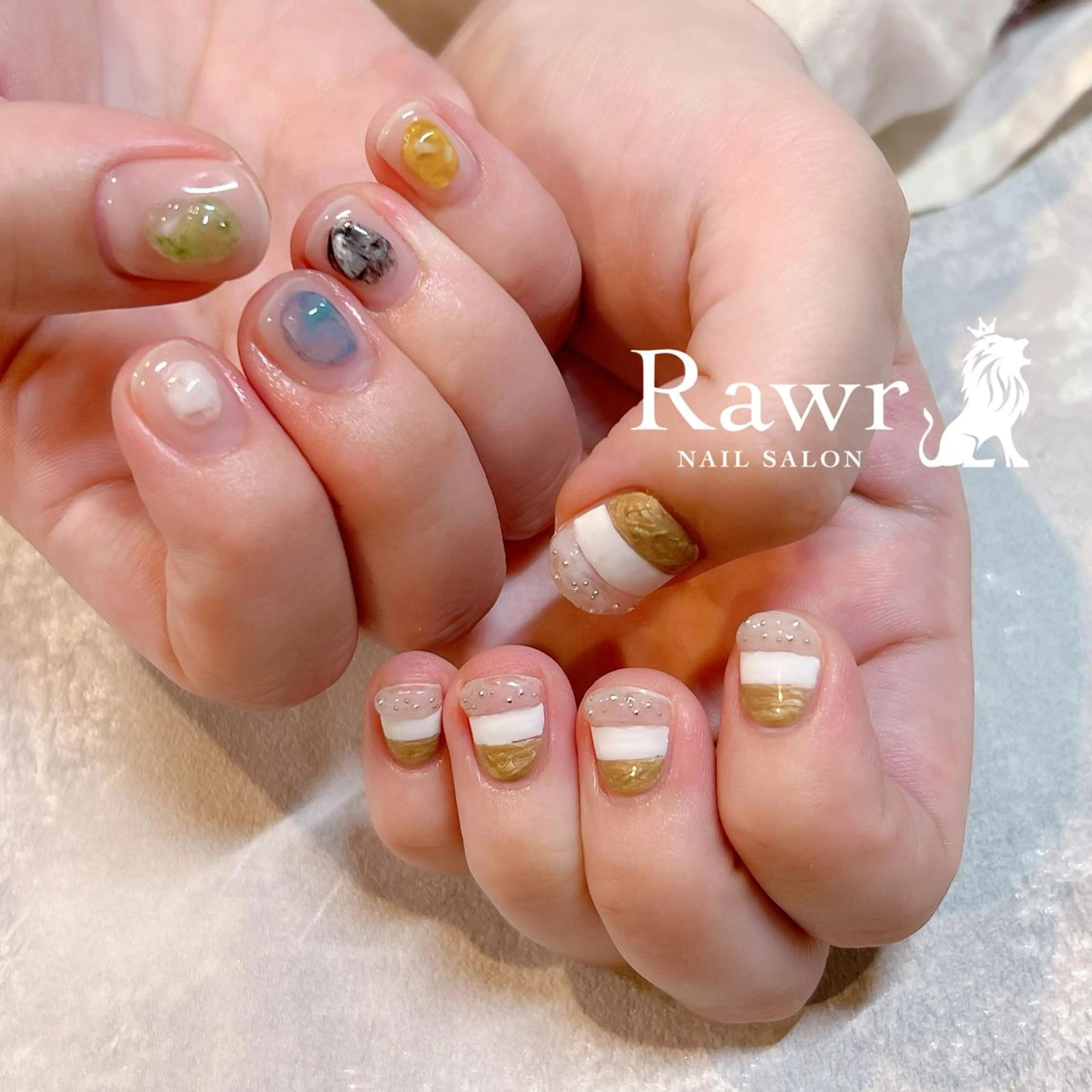 ネイル ハンドネイル Rawr / saoriのネイルデザイン