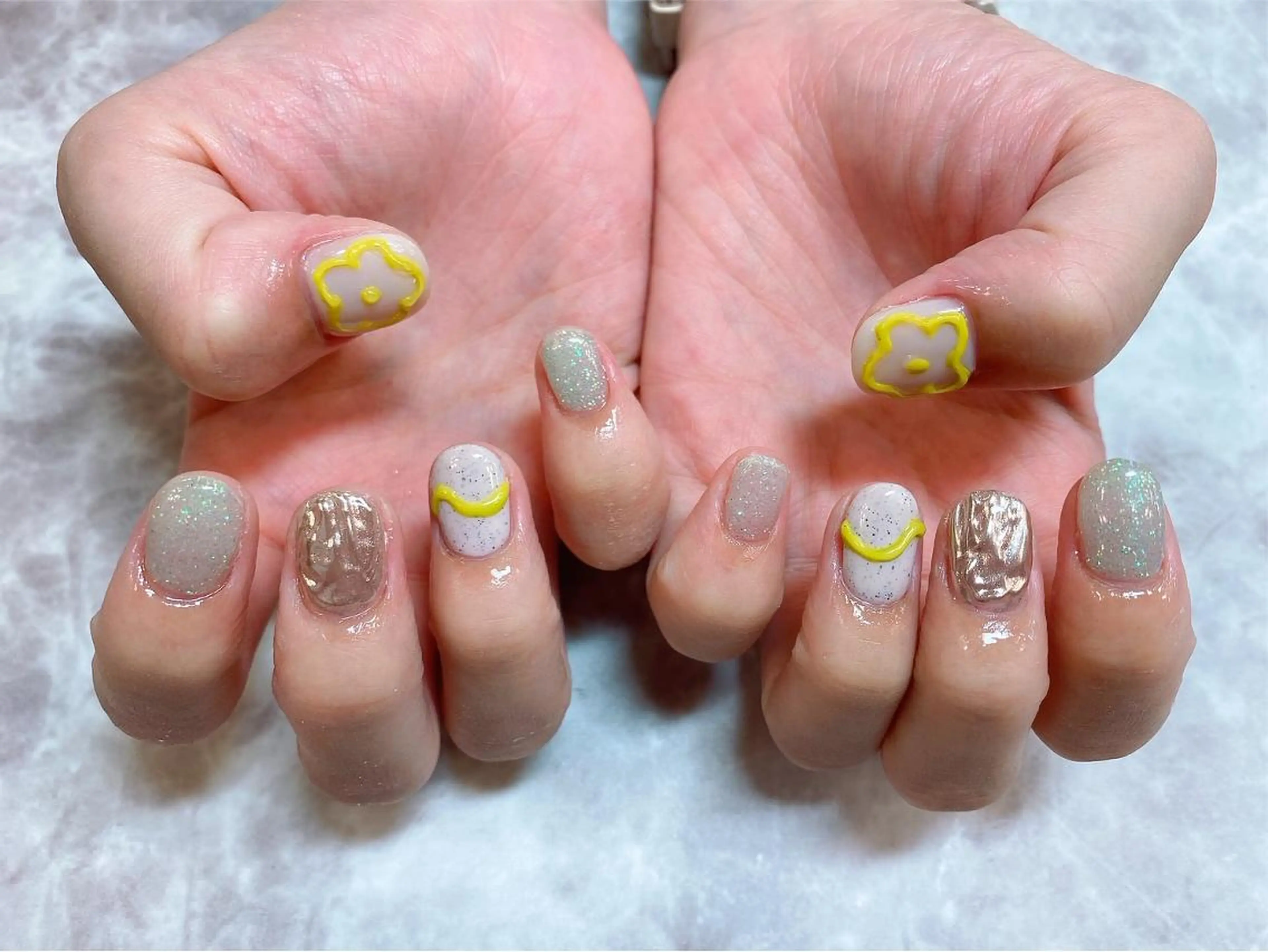 ネイル ネイルリボン 石田のネイルデザイン