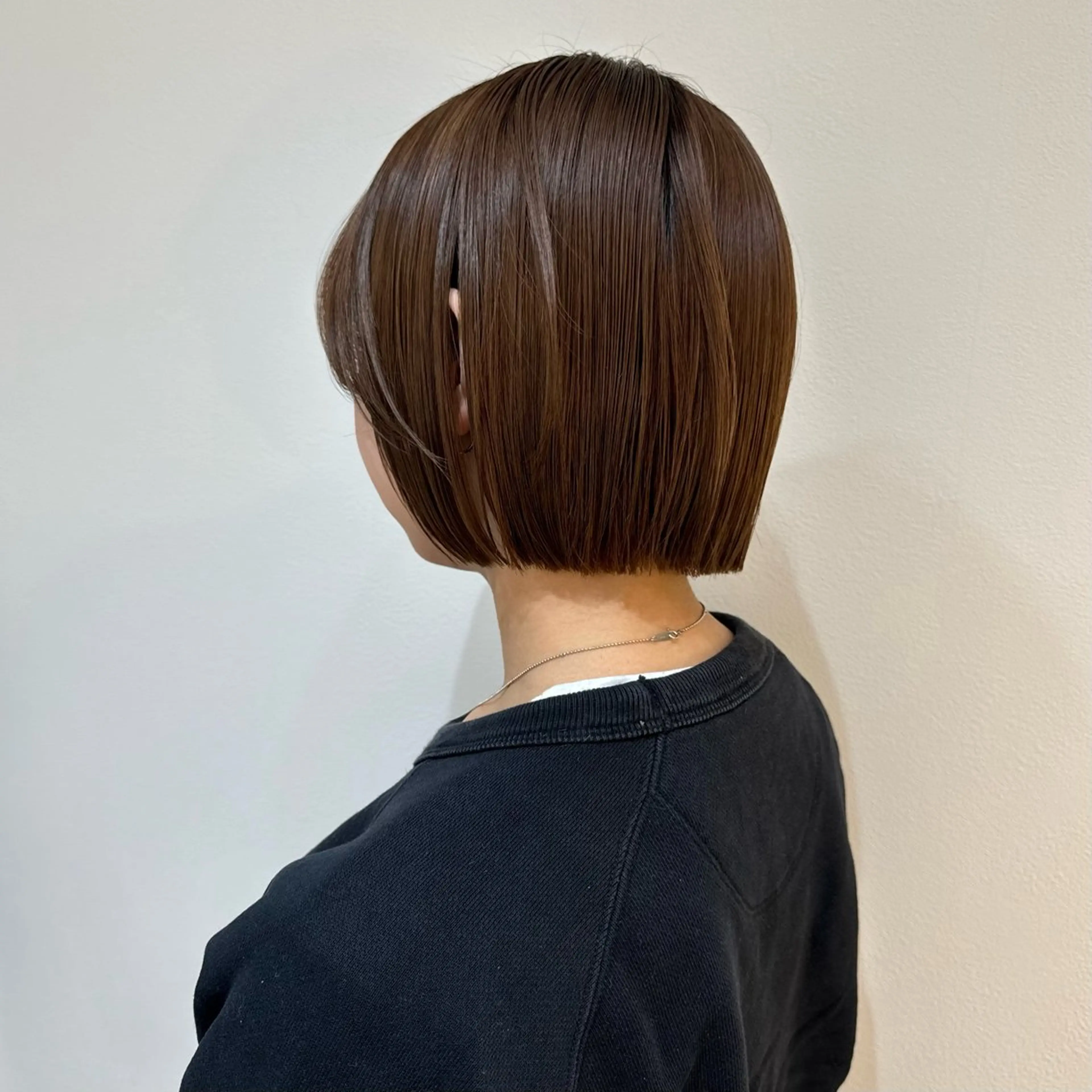 ショート 切りっぱなしボブ ボブ カット トリートメント 似合わせhair /モガミユナ🎀のヘアスタイル