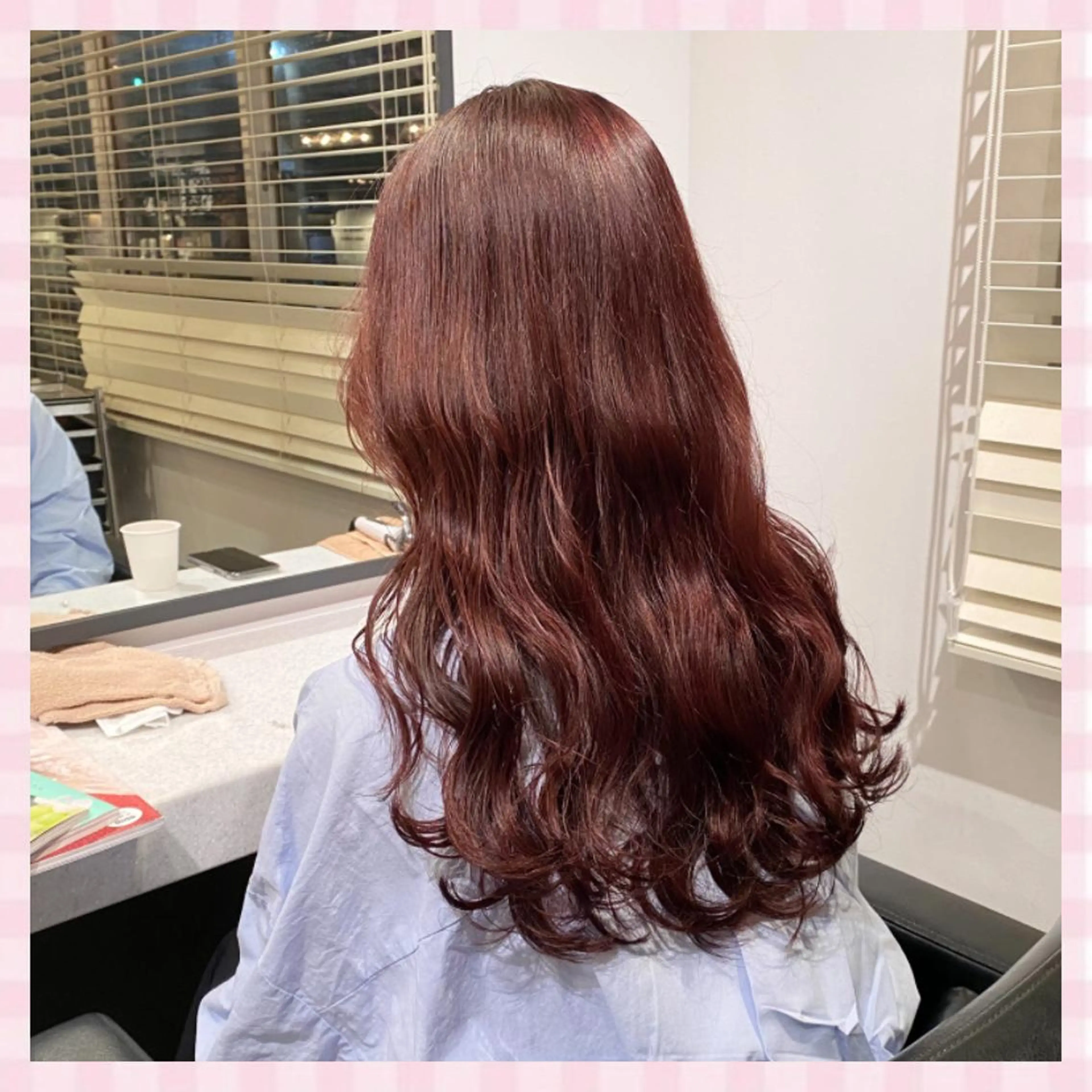 ロング カラー カット ヘアカラー トリートメント 💗ガーリーヘア🎀 saki💗のヘアスタイル