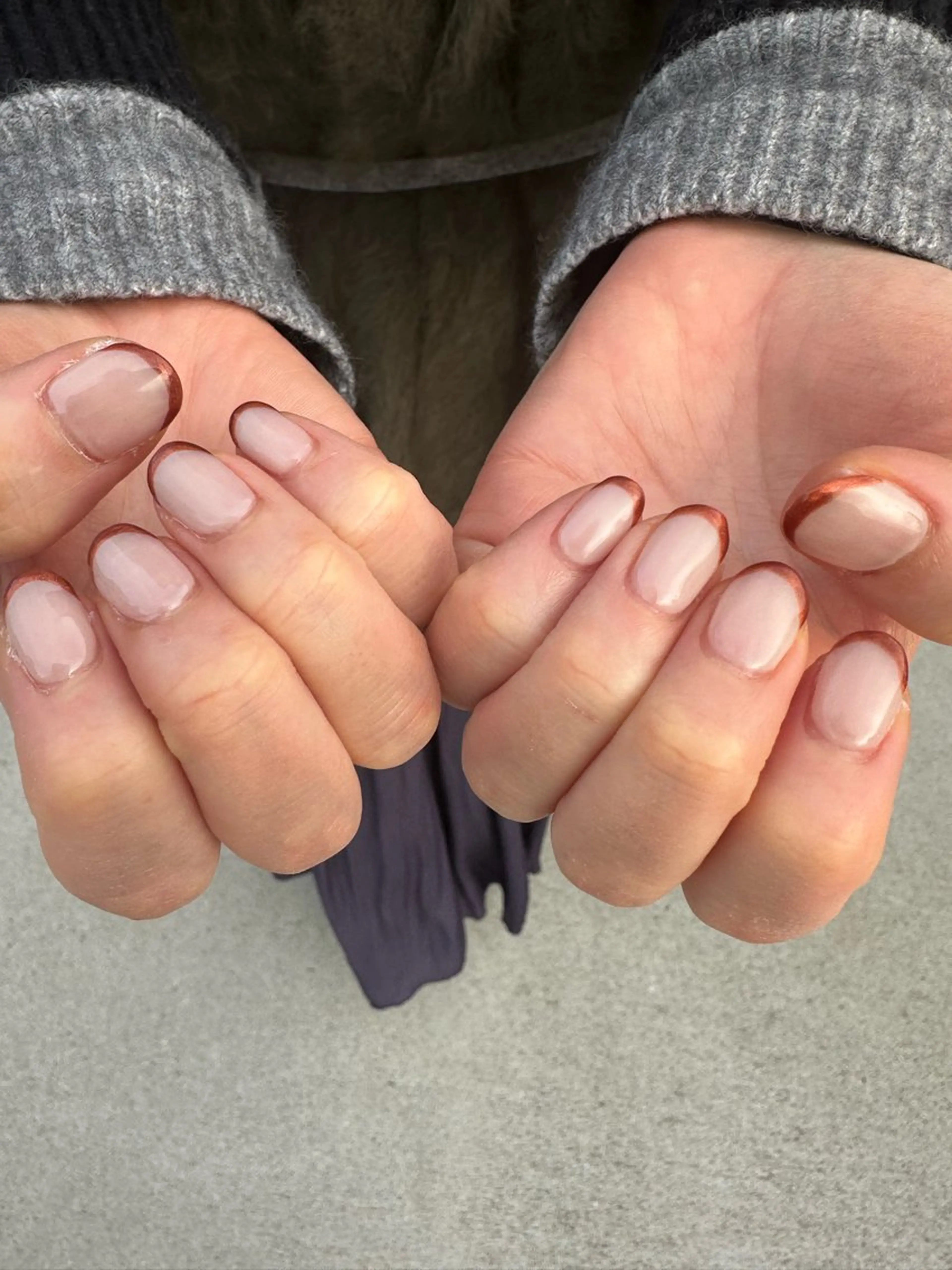 ネイル フレンチネイル シンプルネイル nailroom Anmie.のネイルデザイン