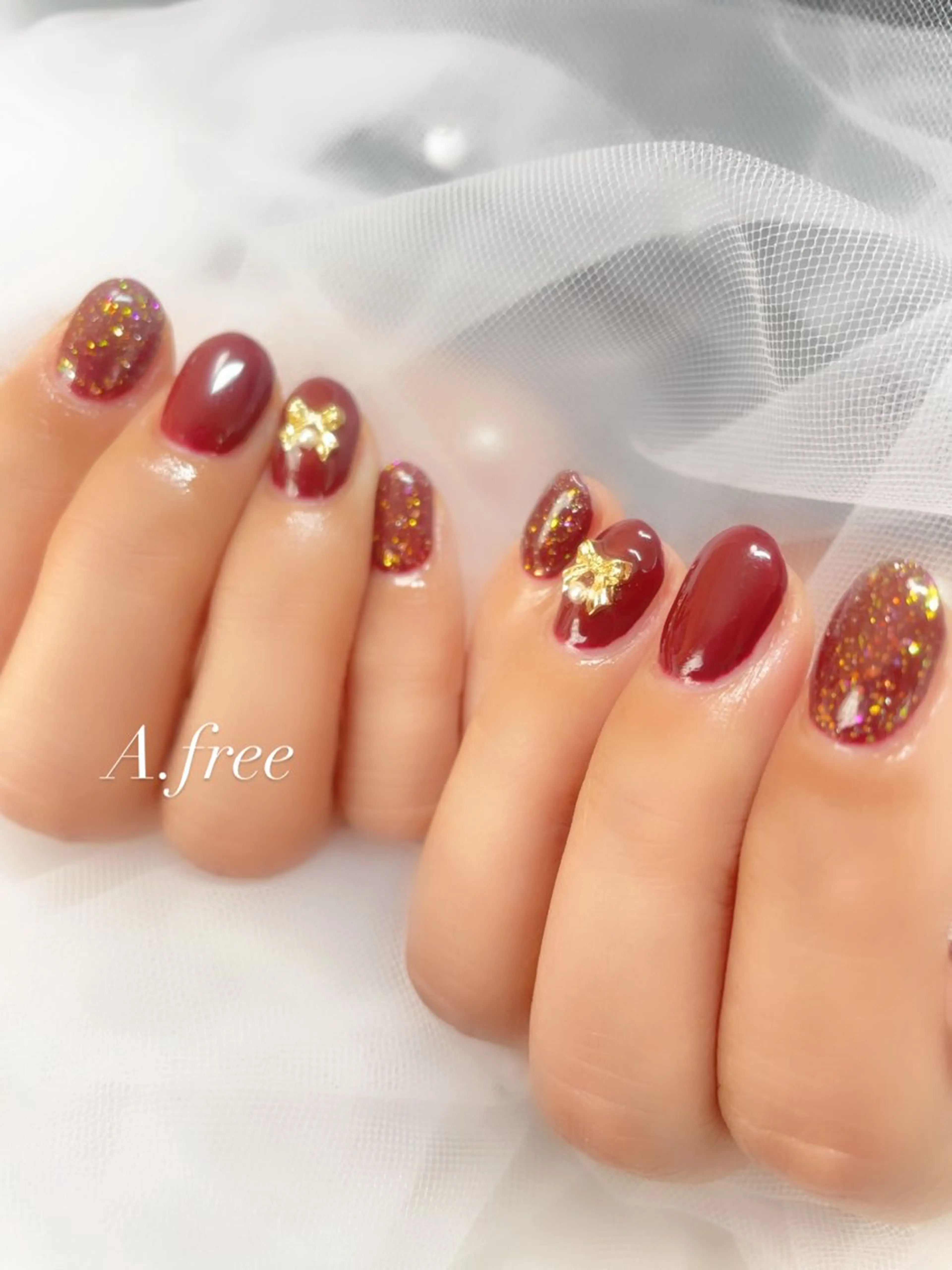 ネイル ジェルネイル A.free✧*｡ アレルギー対応✧*｡のネイルデザイン