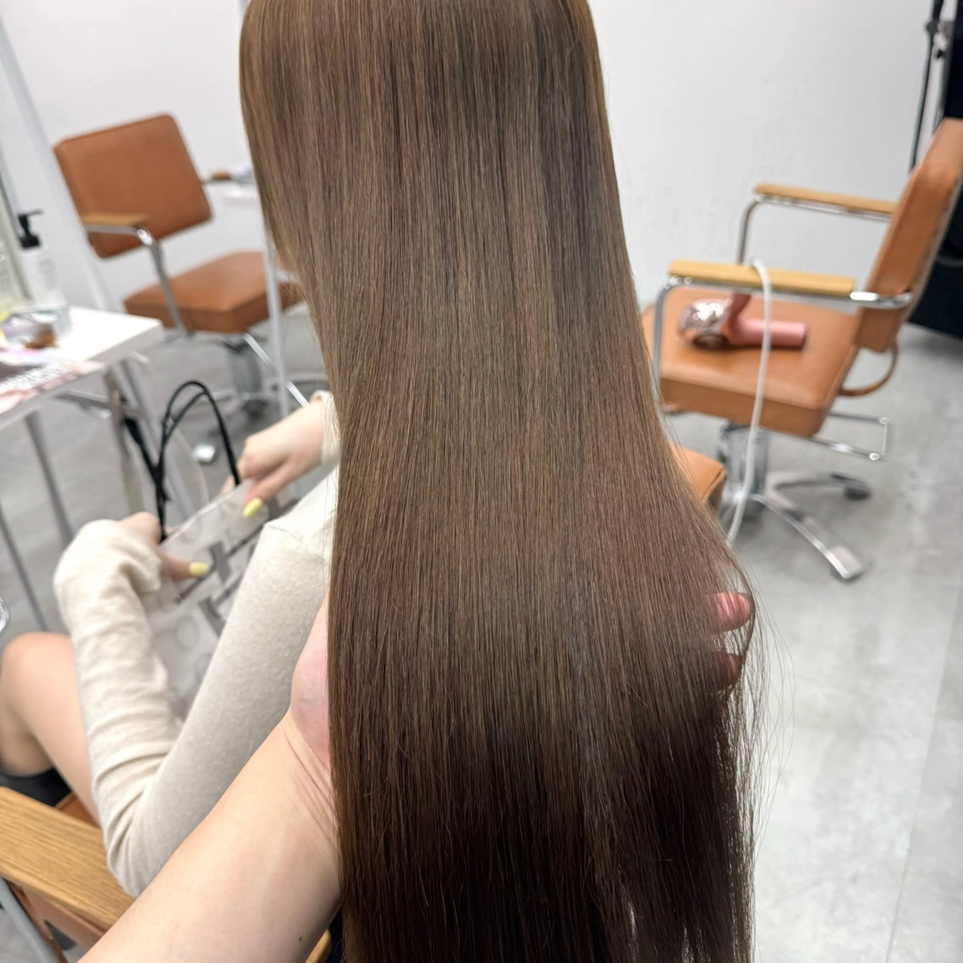 ロング カラー ヘアアレンジ ヘアカラー ブリーチなしカラー /新百合ヶ丘/安形翔のヘアスタイル