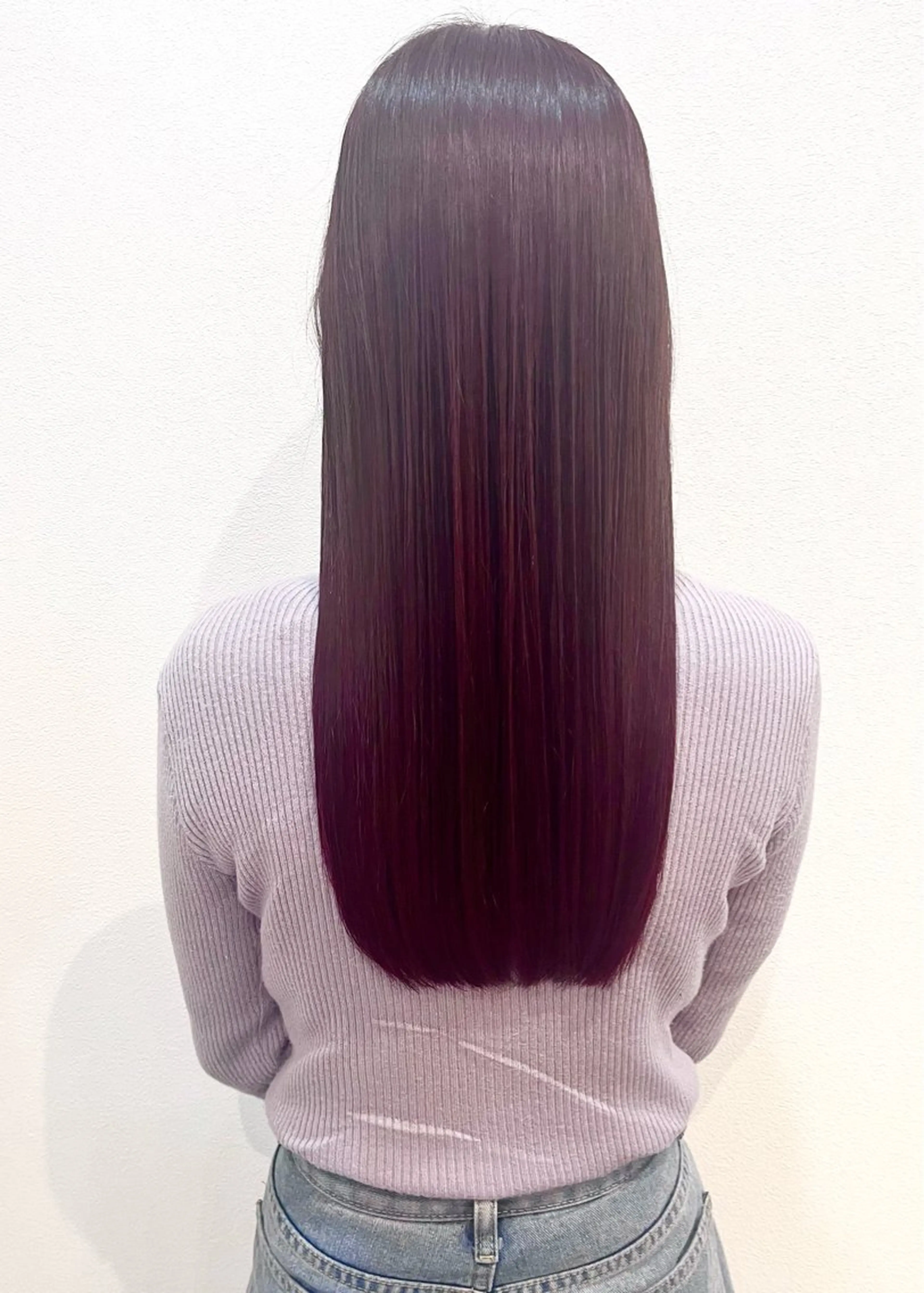 ロング カット ヘアカラー トリートメント MYRTLE TSUNODAのヘアスタイル