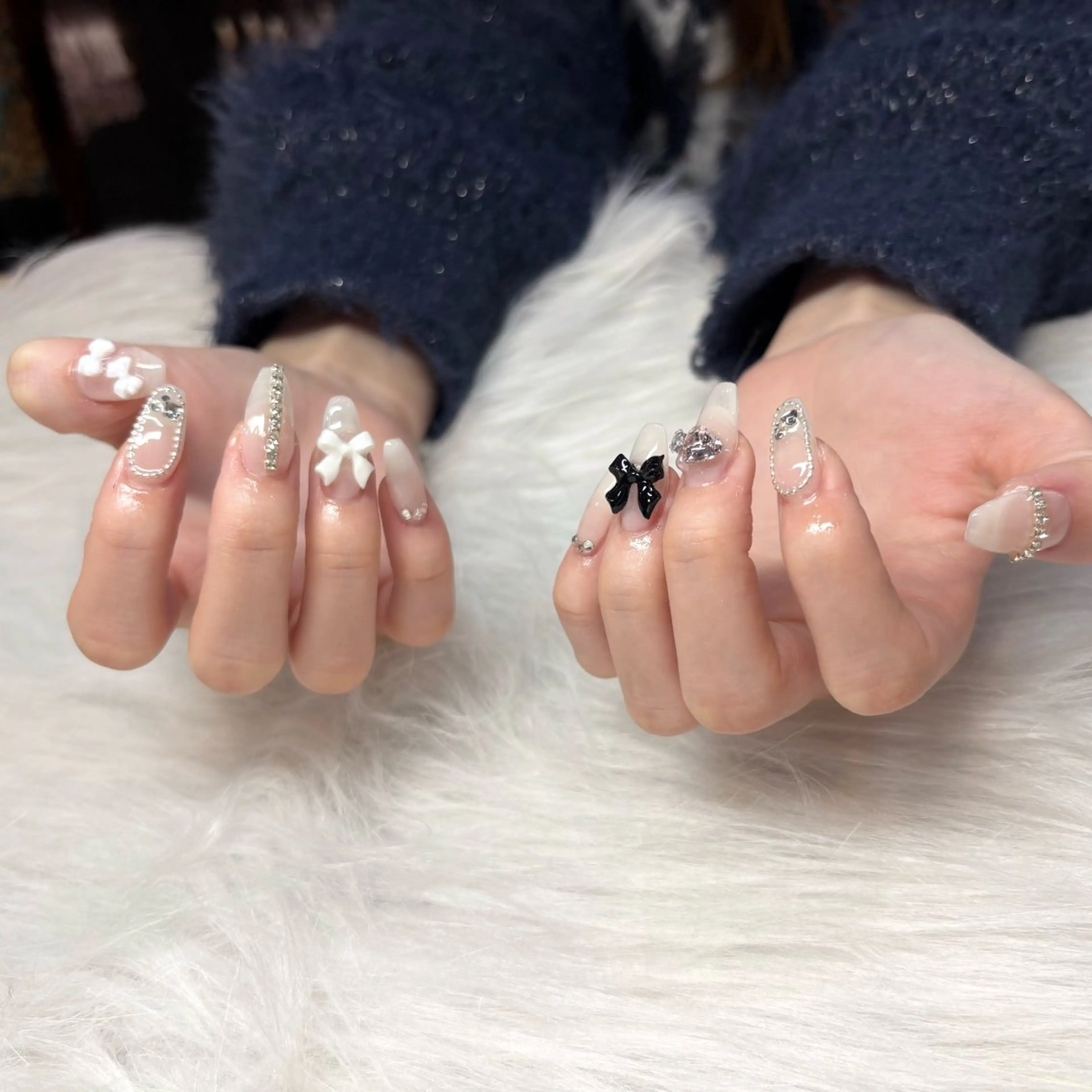 ネイル 成人式 ハンドネイル HANA ユカのネイルデザイン