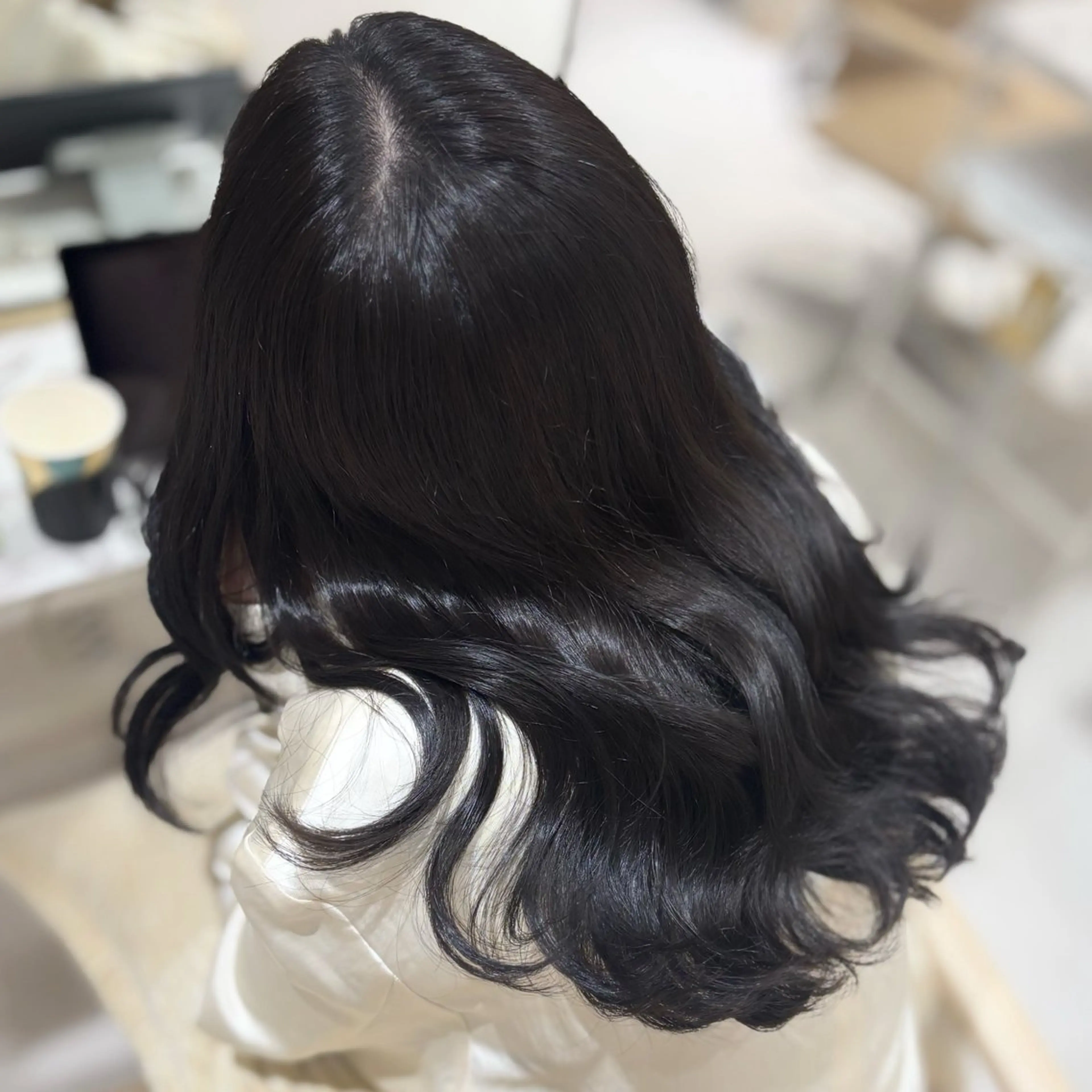 セミロング カラー カット ヘアカラー トリートメント りほ/顔周りカット/ レイヤーカットのヘアスタイル