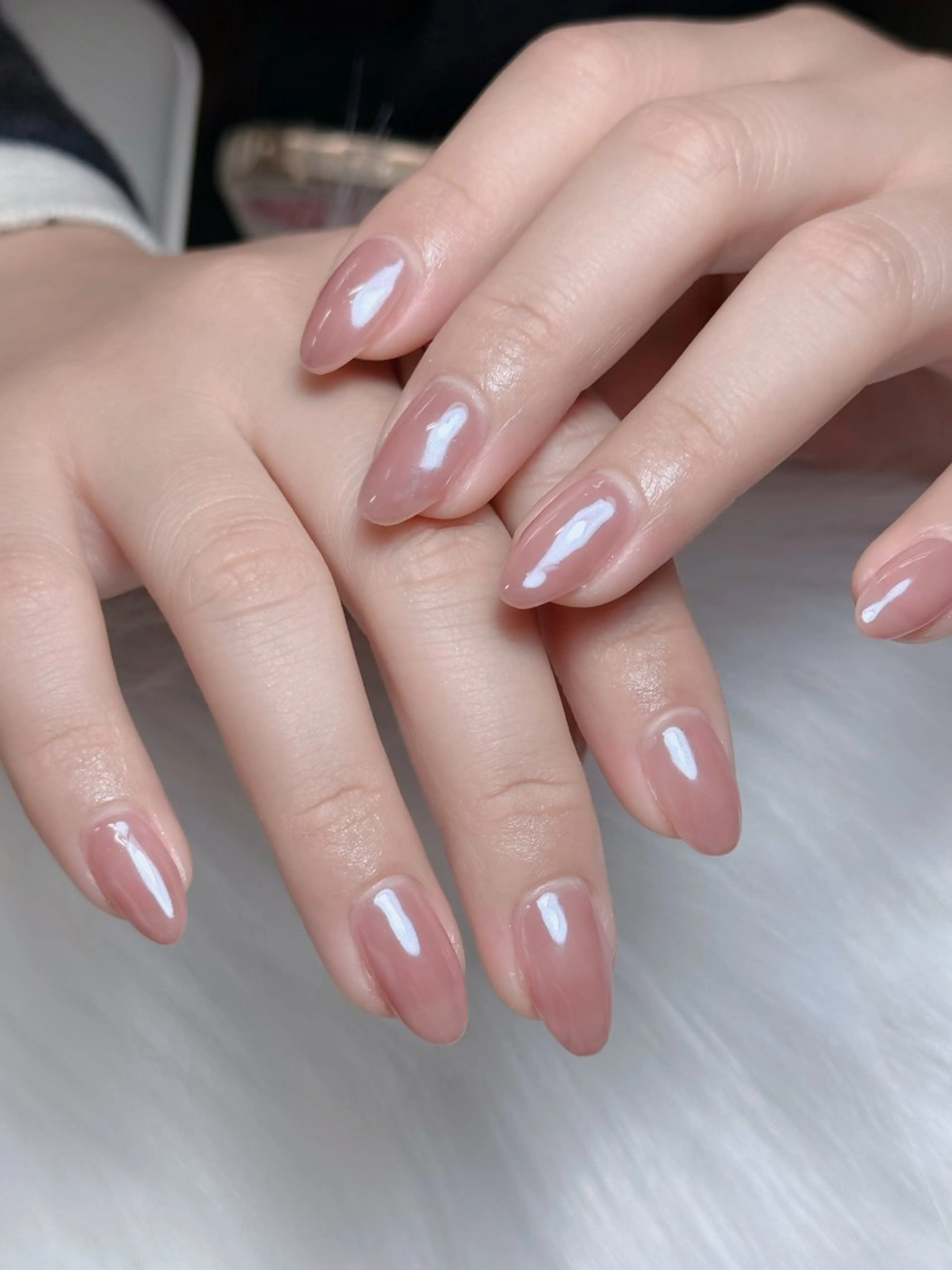 ネイル オーロラネイル チークネイル フットネイル フレンチネイル 韓国ネイル ハンドネイル Lumi Nailのネイルデザイン