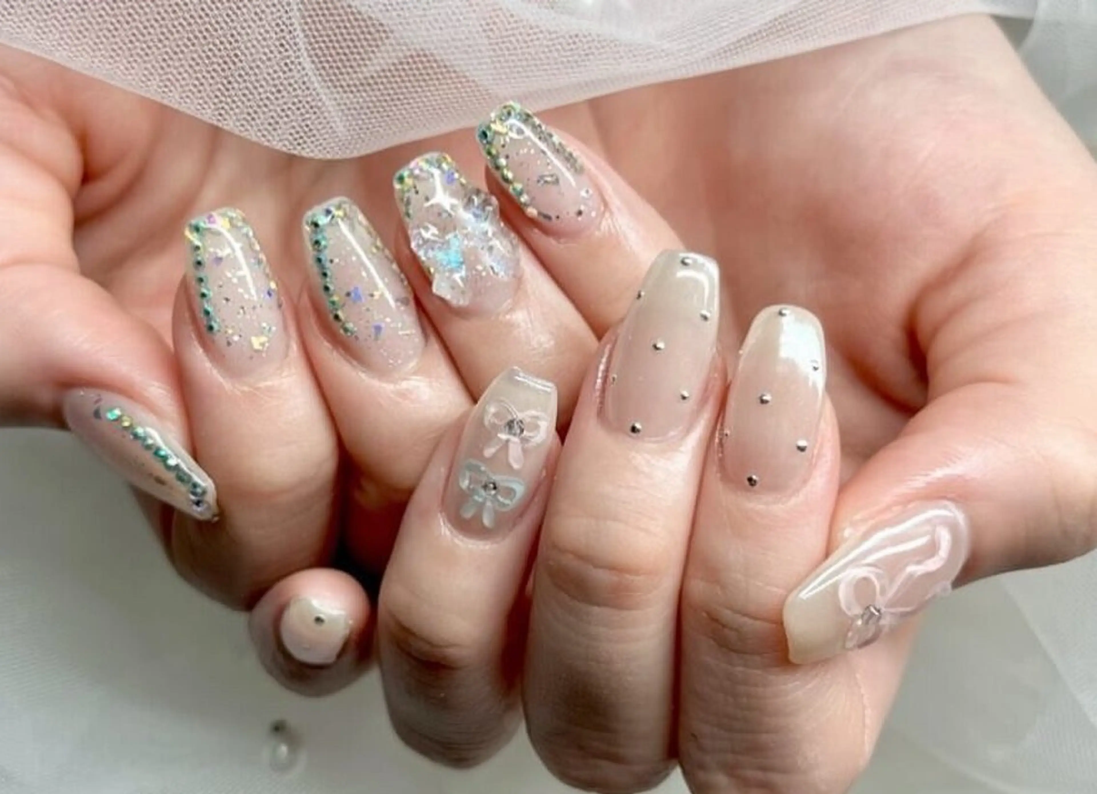 120分持ち込みアートコース　オフなし🍐※事前にご希望のデザインをお送りくださいませ🙇‍♀️の写真