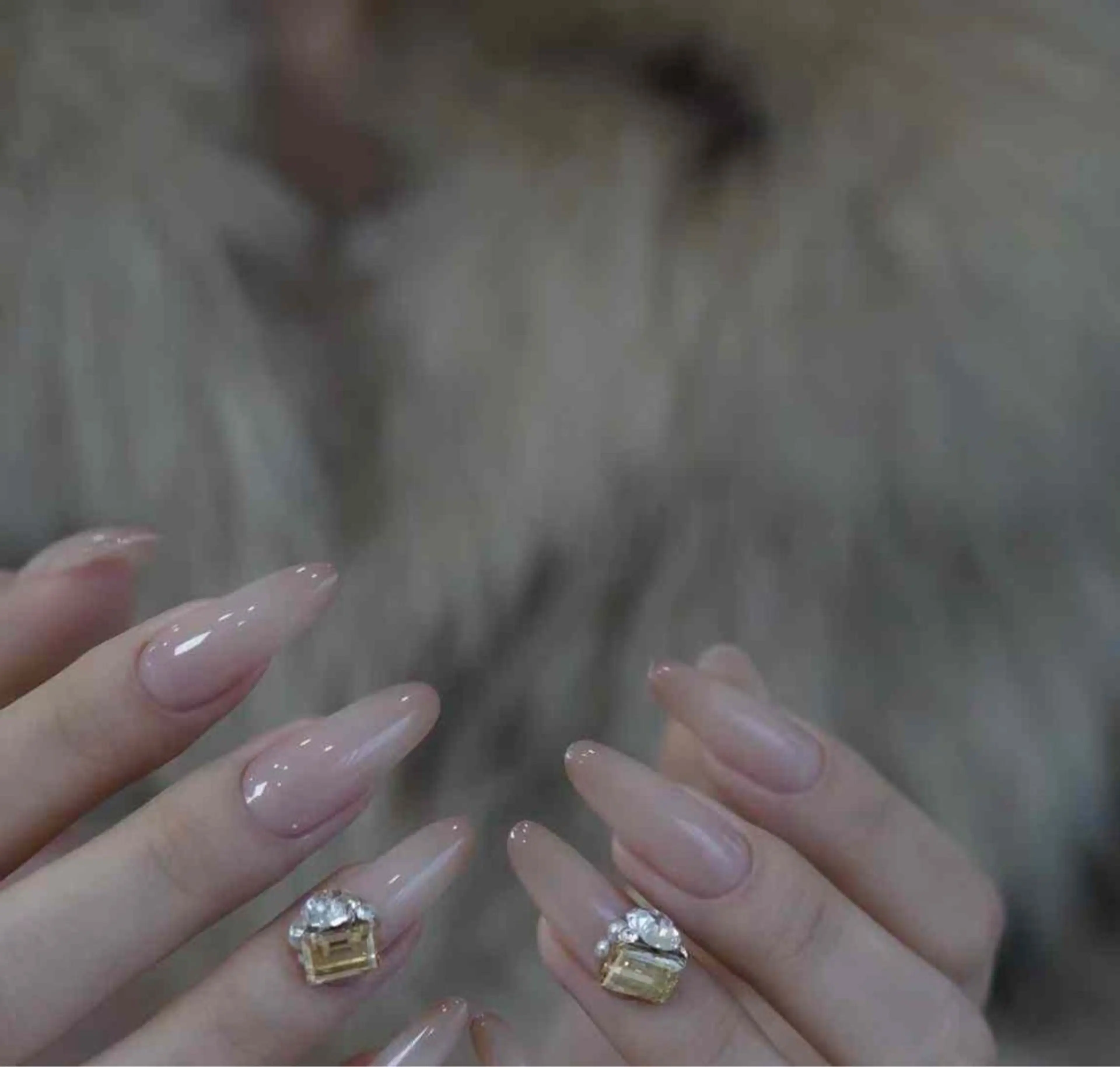 セミロング ハンドネイル めぐみのネイルサロン 惠のネイルデザイン