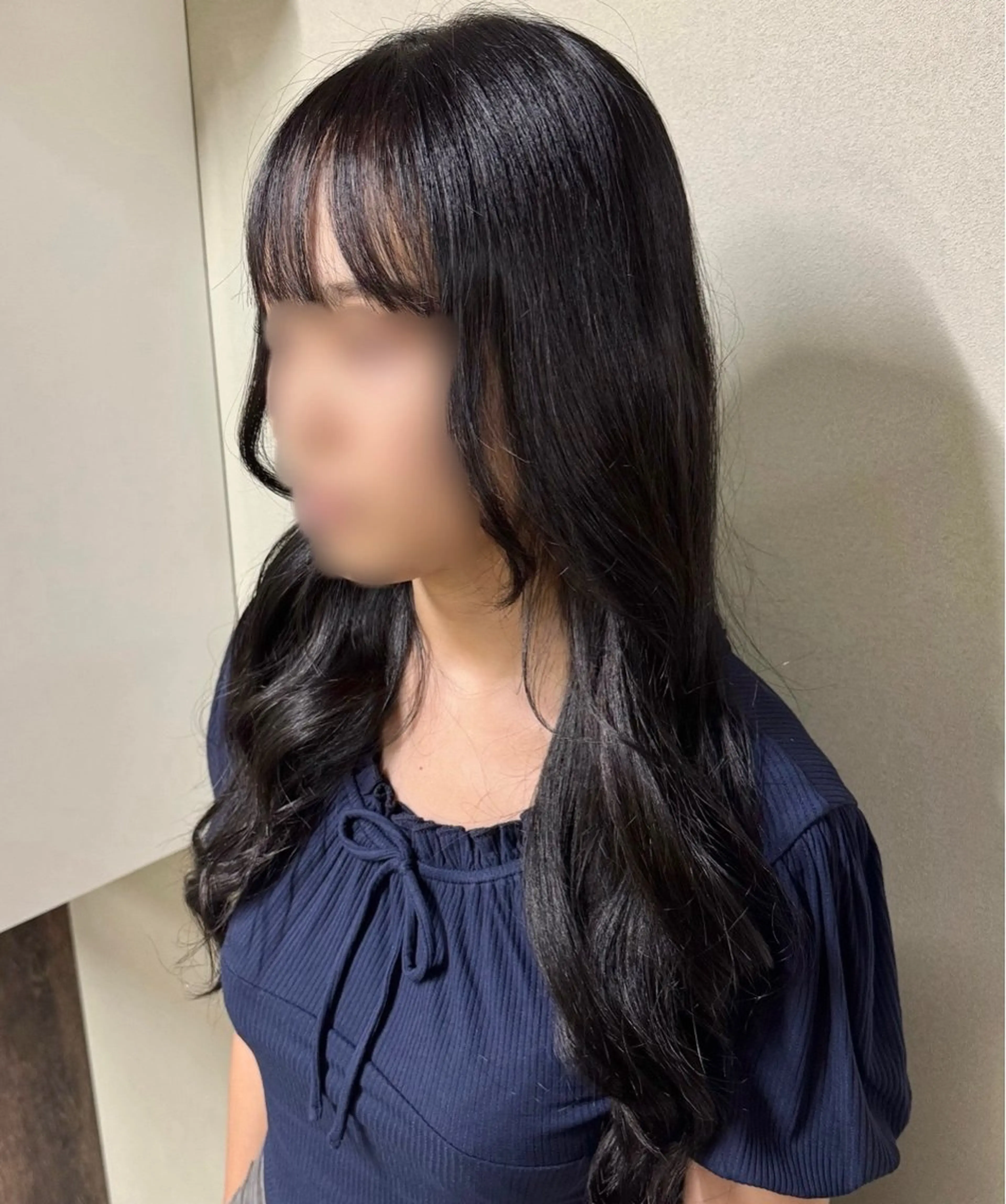 セミロング カット ヘアカラー トリートメント 巻ける美髪矯正/ 韓国ヘア/yutaのヘアスタイル