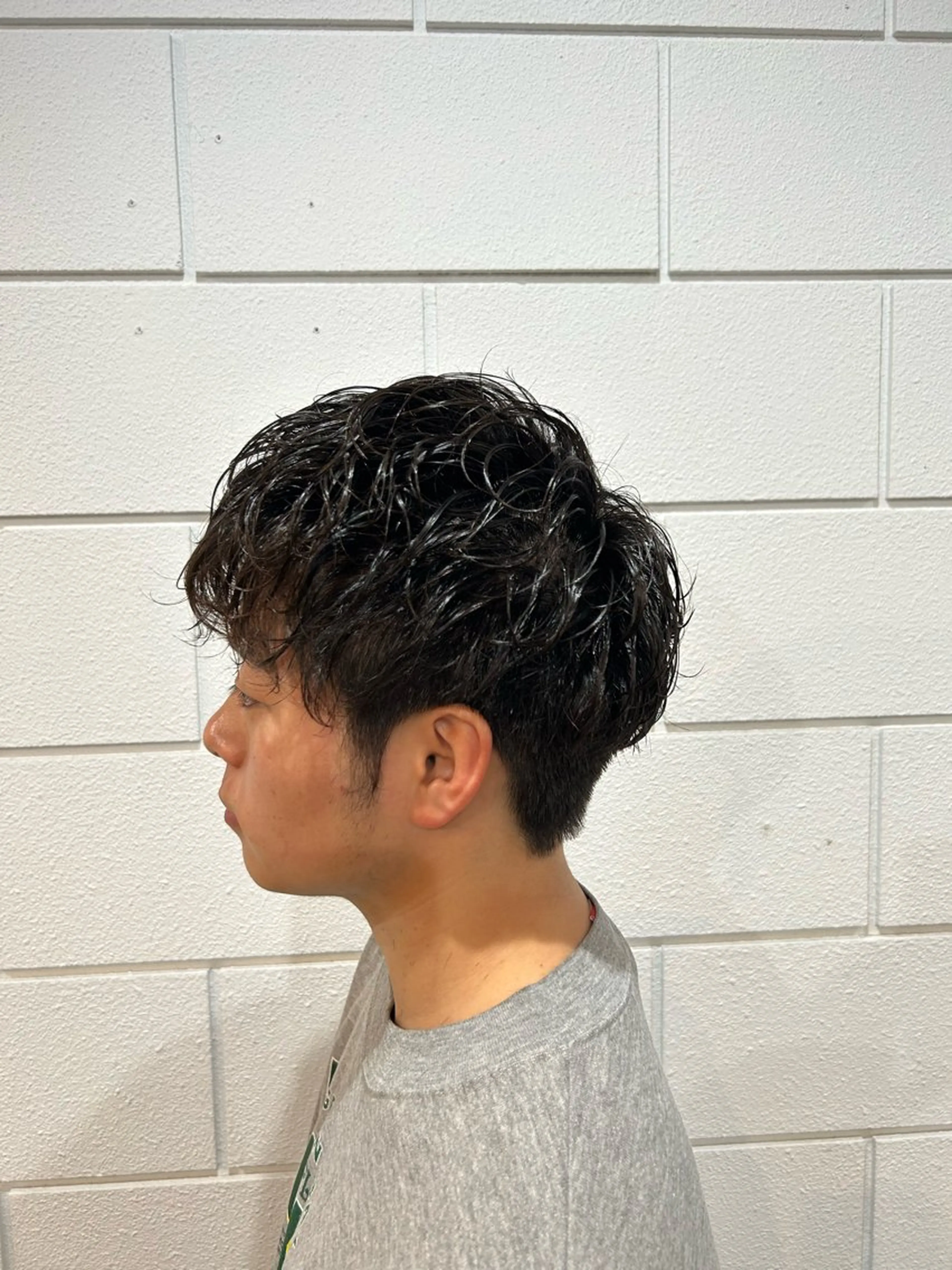 パーマ メンズ 相澤 拳のヘアスタイル