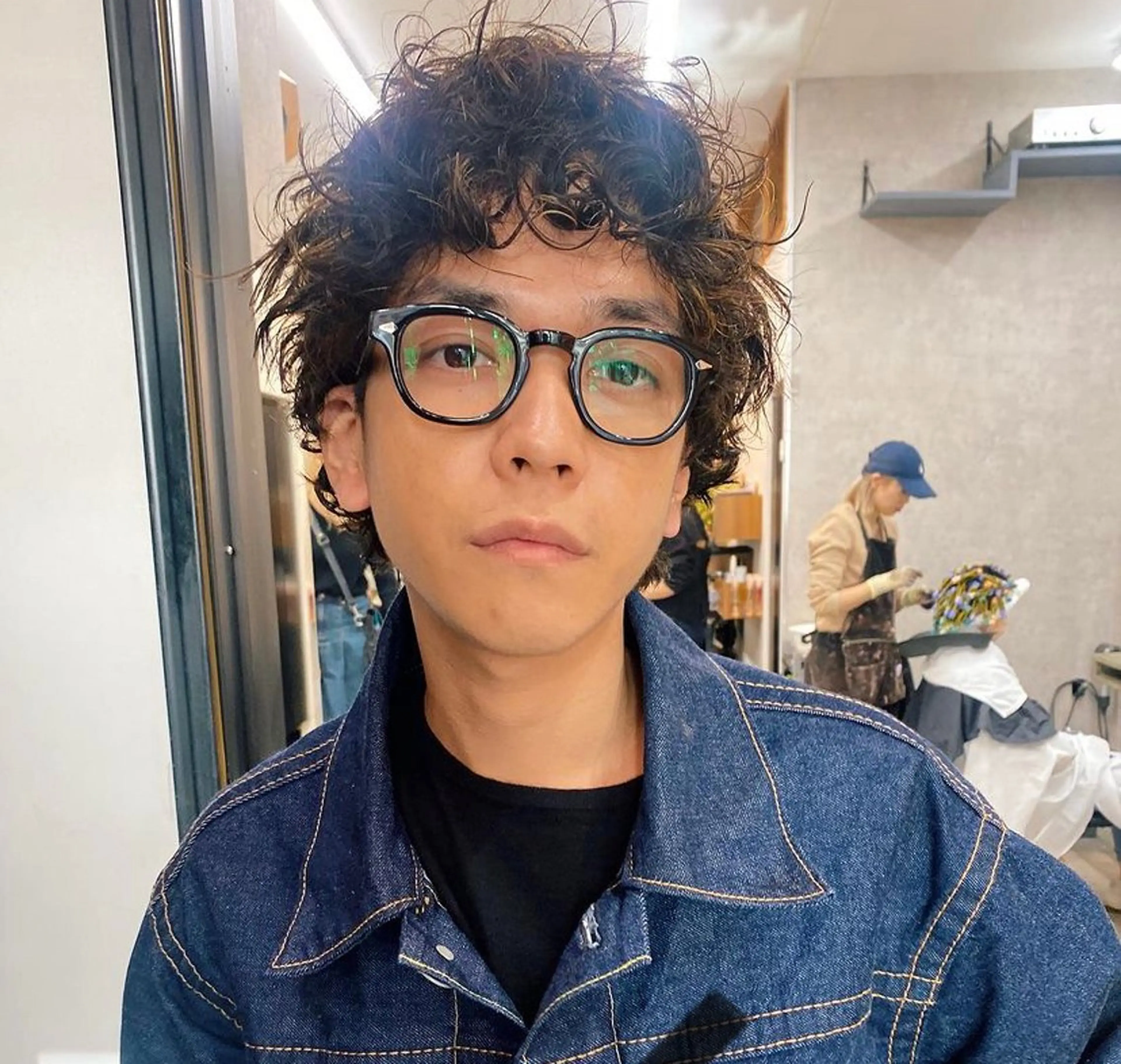 ショート パーマ メンズ カット ブロンド／ブリーチ 【SITY.】のヘアスタイル