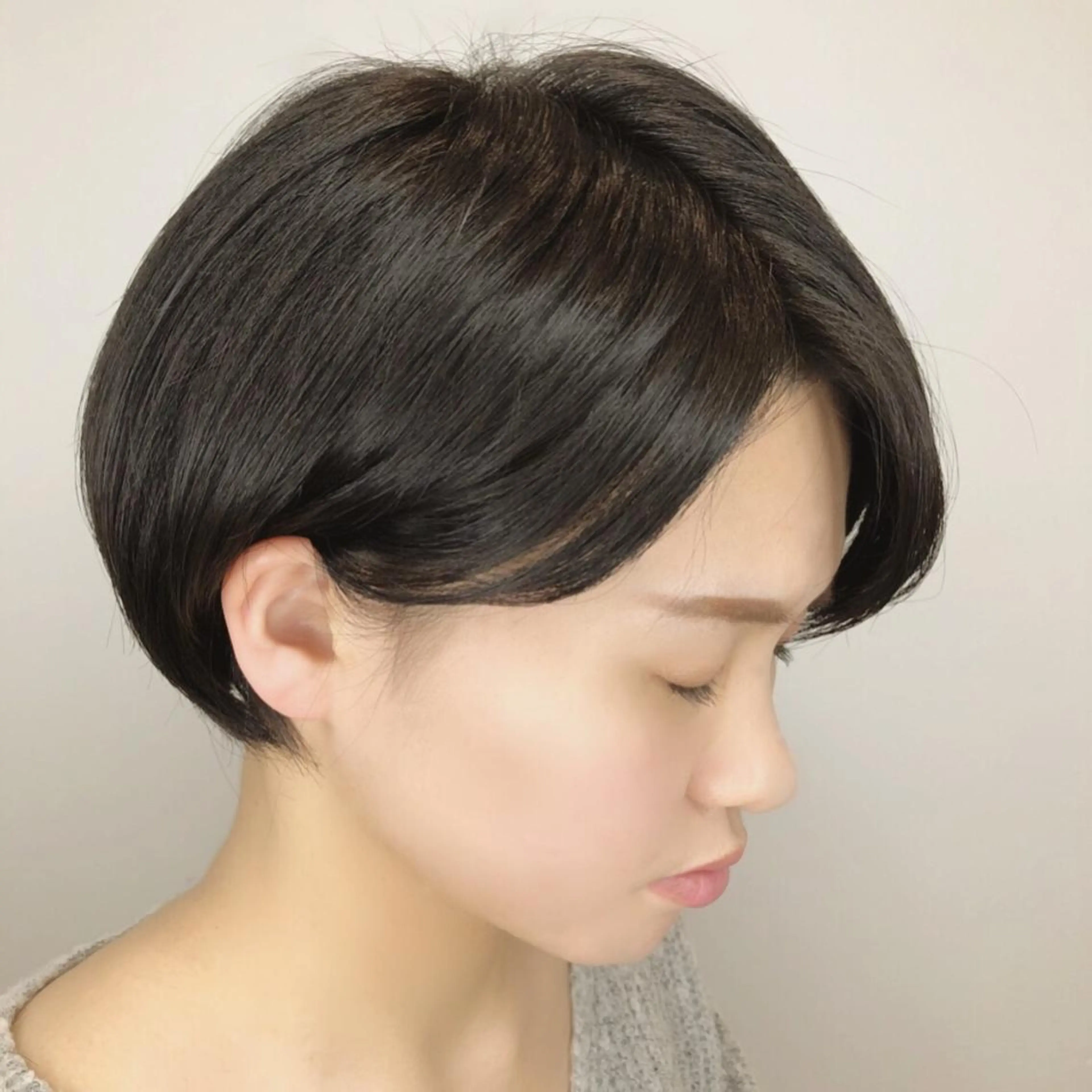ショート カラー ショートボブ ハンサムショート ボブ ショートヘア 小顔カット セレスト心斎橋所属・上田 篤史のヘアスタイル