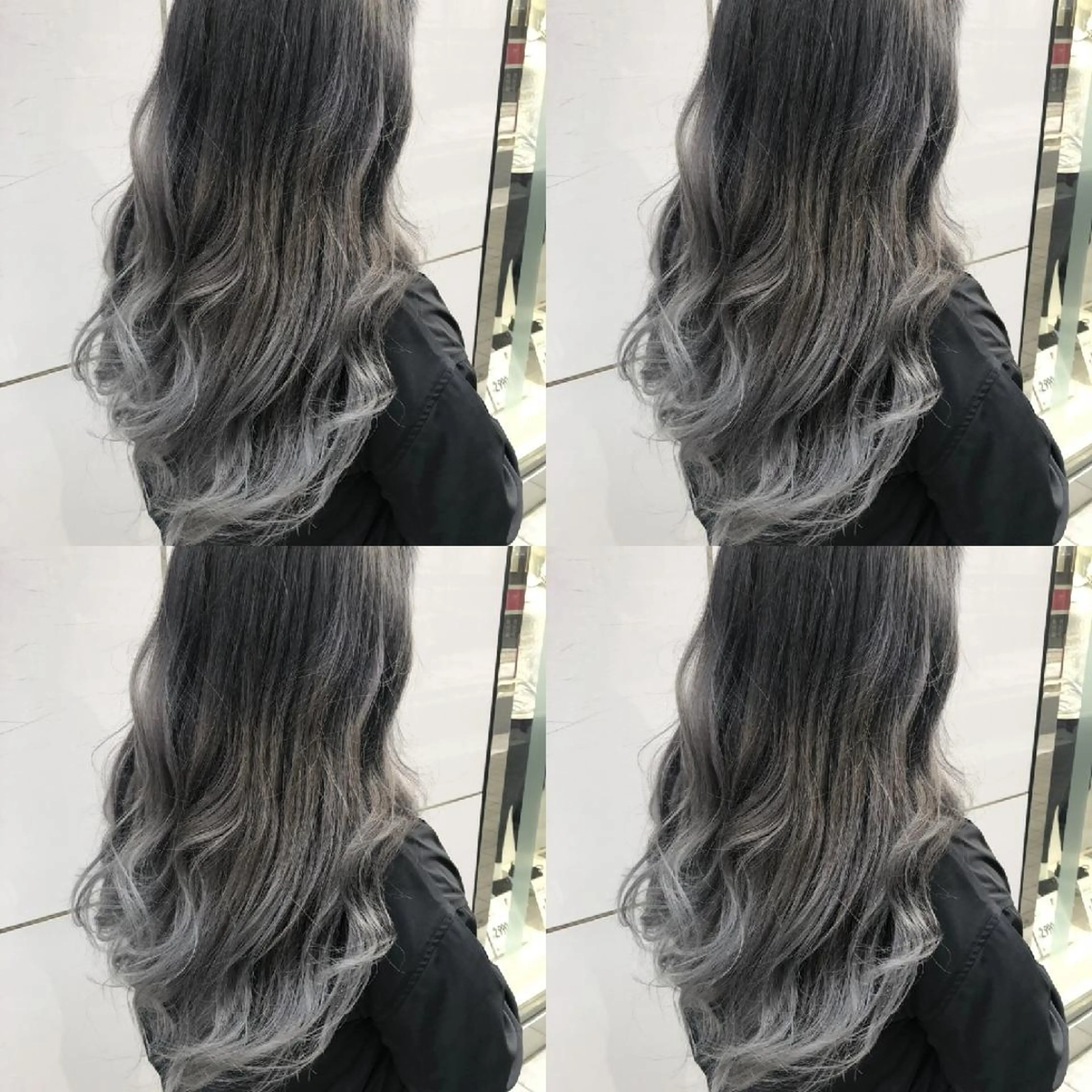 ロング カラー ブリーチ 竹内啓太 ボブのヘアスタイル