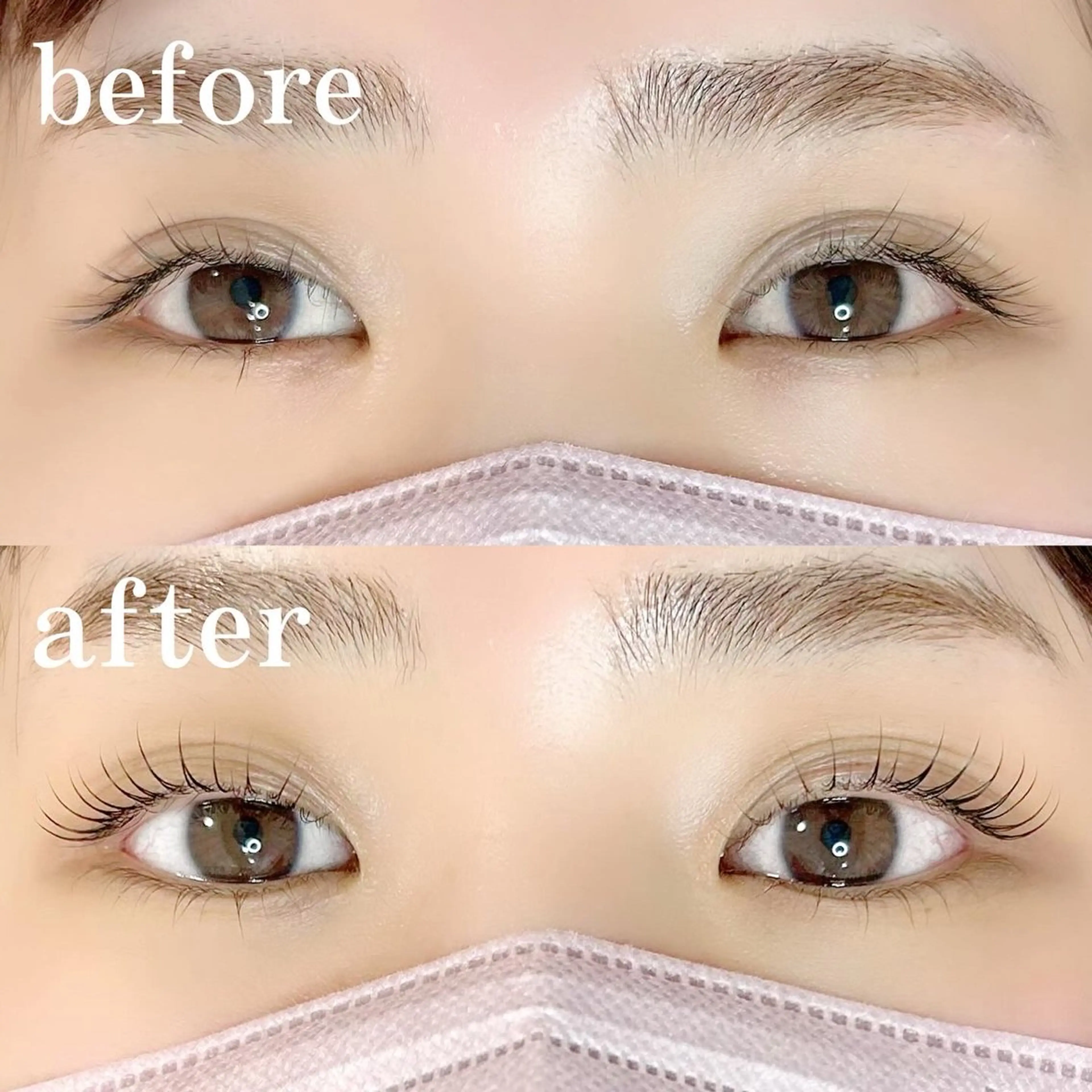 マツエク・マツパ バインドロック フラットラッシュ ナチュラル パリジェンヌラッシュリフト まつげパーマ Marine eyeの眉毛・アイブロウイメージ