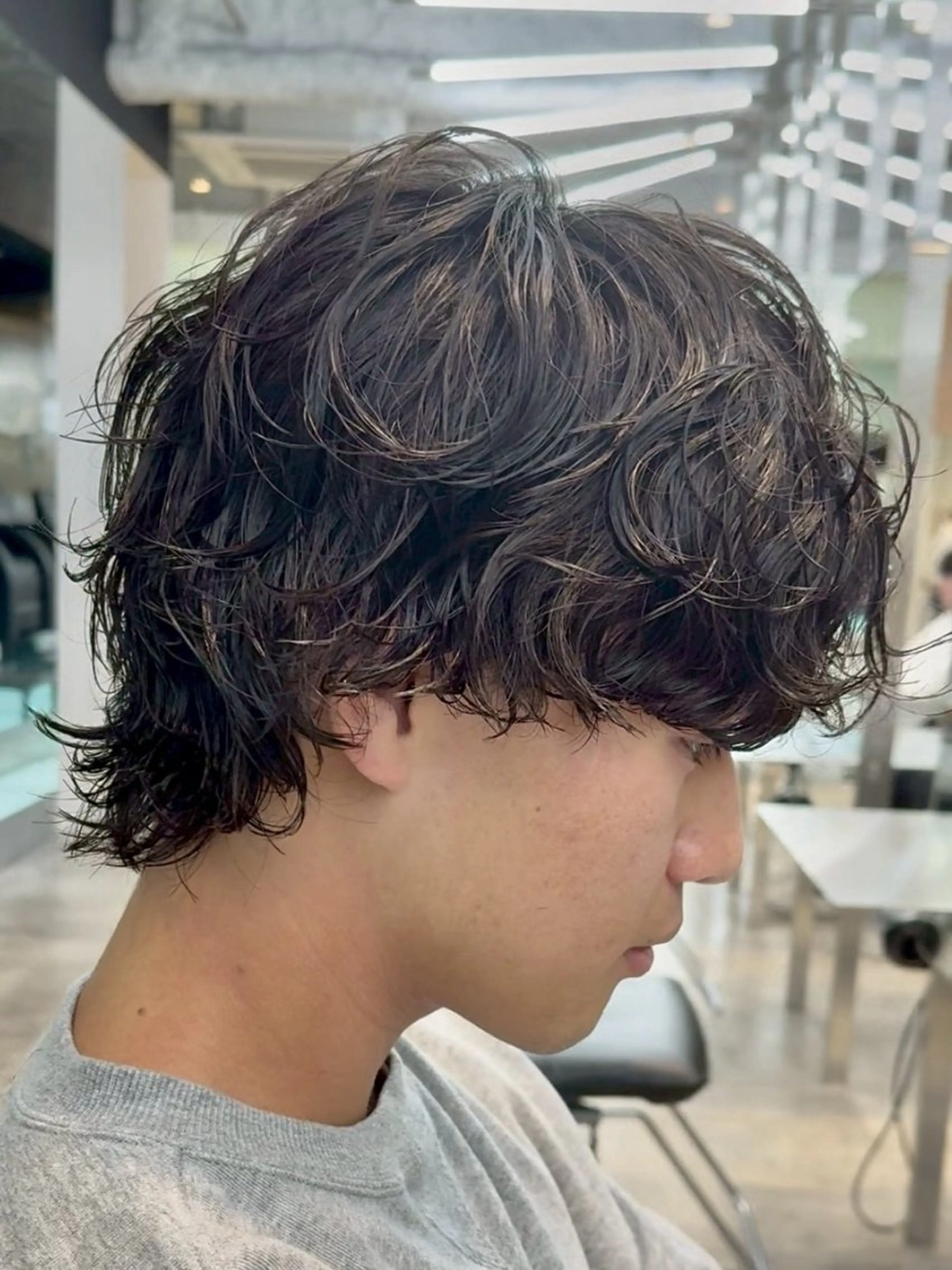 ショート パーマ メンズ メンズパーマ メンズ特化型美容師 sakuraのヘアスタイル