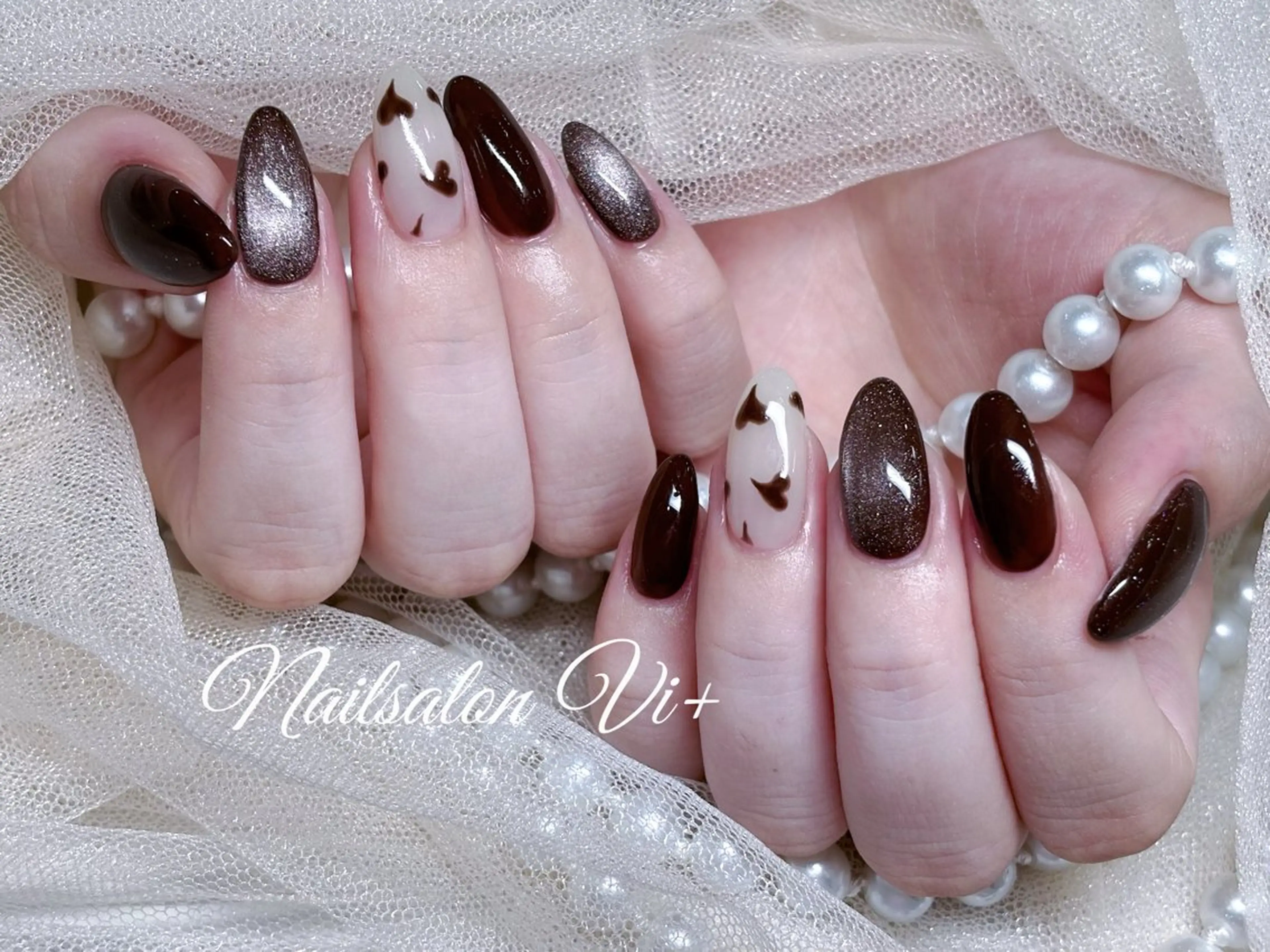 ネイル ハンドネイル Nailsalon Vi+ももか🩷のネイルデザイン