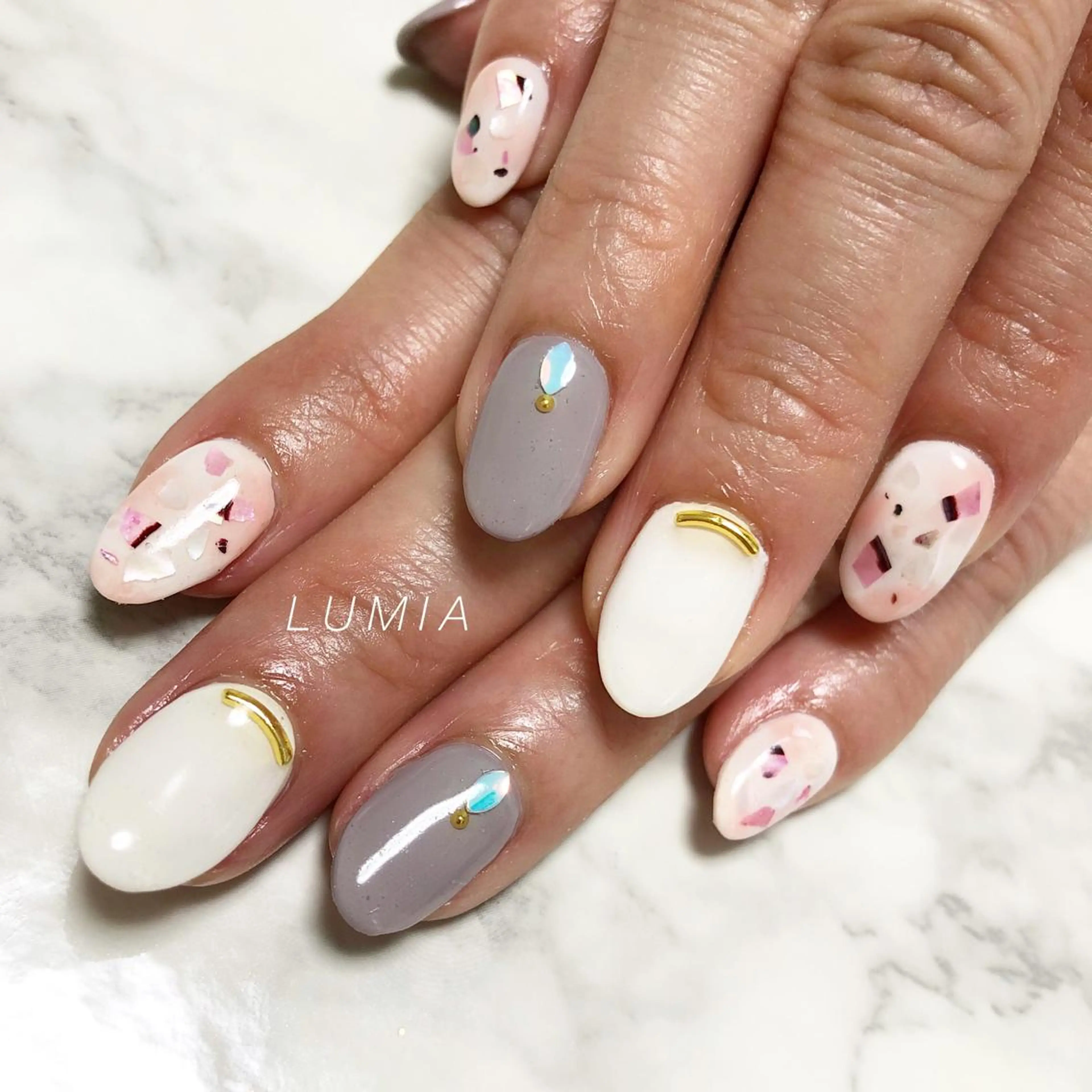 ネイル nail&eyelash Rine所属・Rine 放出 (リネ)のネイルデザイン