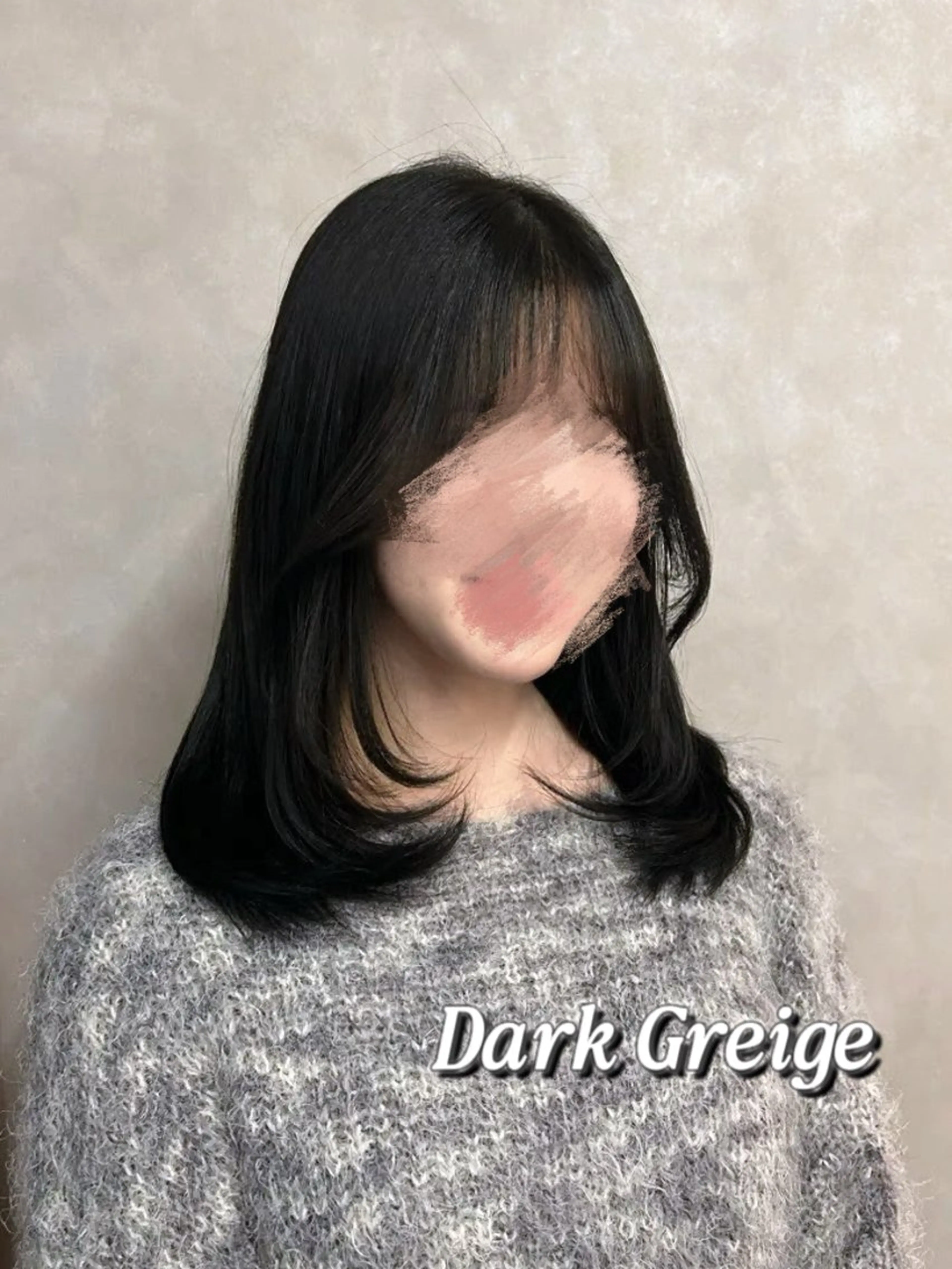 ミディアム 山田 来留未のヘアスタイル