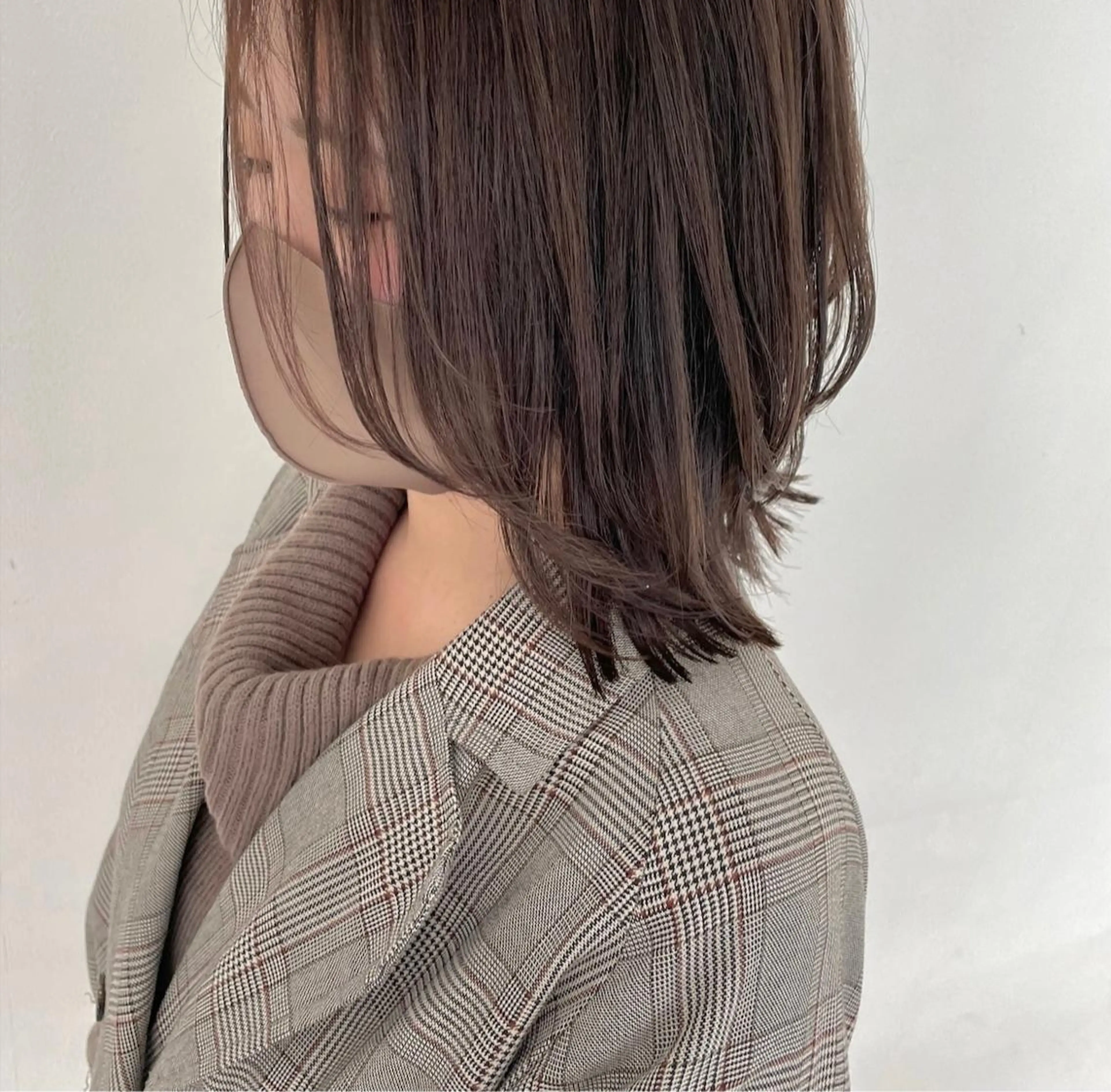 ミディアム ボブレイヤー ボブ レイヤーカット monolith所属・金井愛華 【monolith】のヘアスタイル