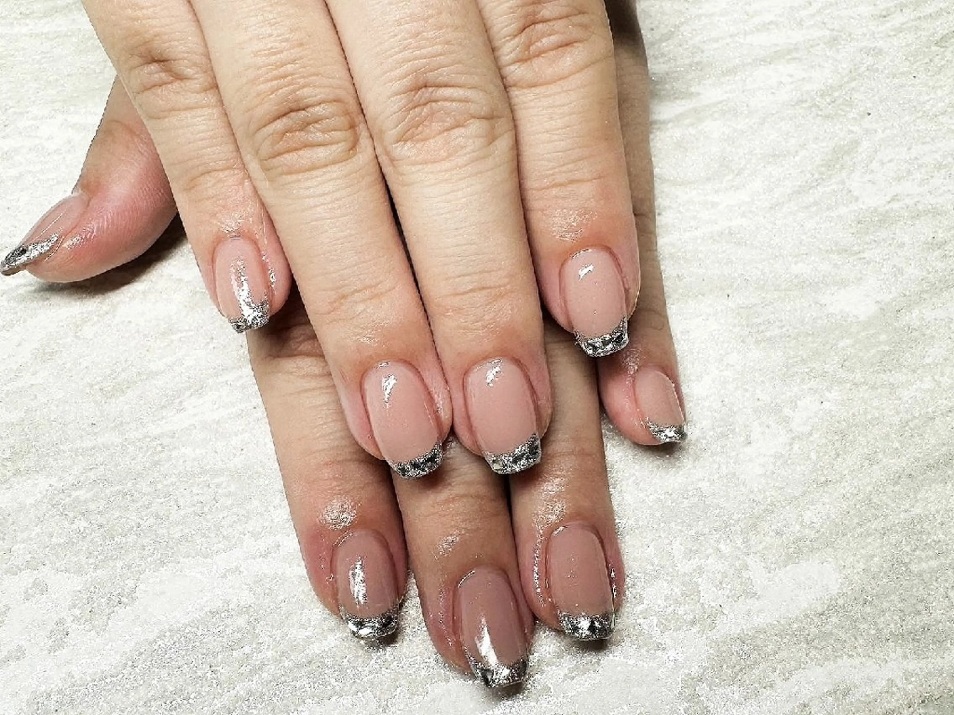 ネイル アートネイル フレンチネイル 韓国ネイル 持ち込み ニュアンスネイル ハンドネイル JULIE NAILのネイルデザイン