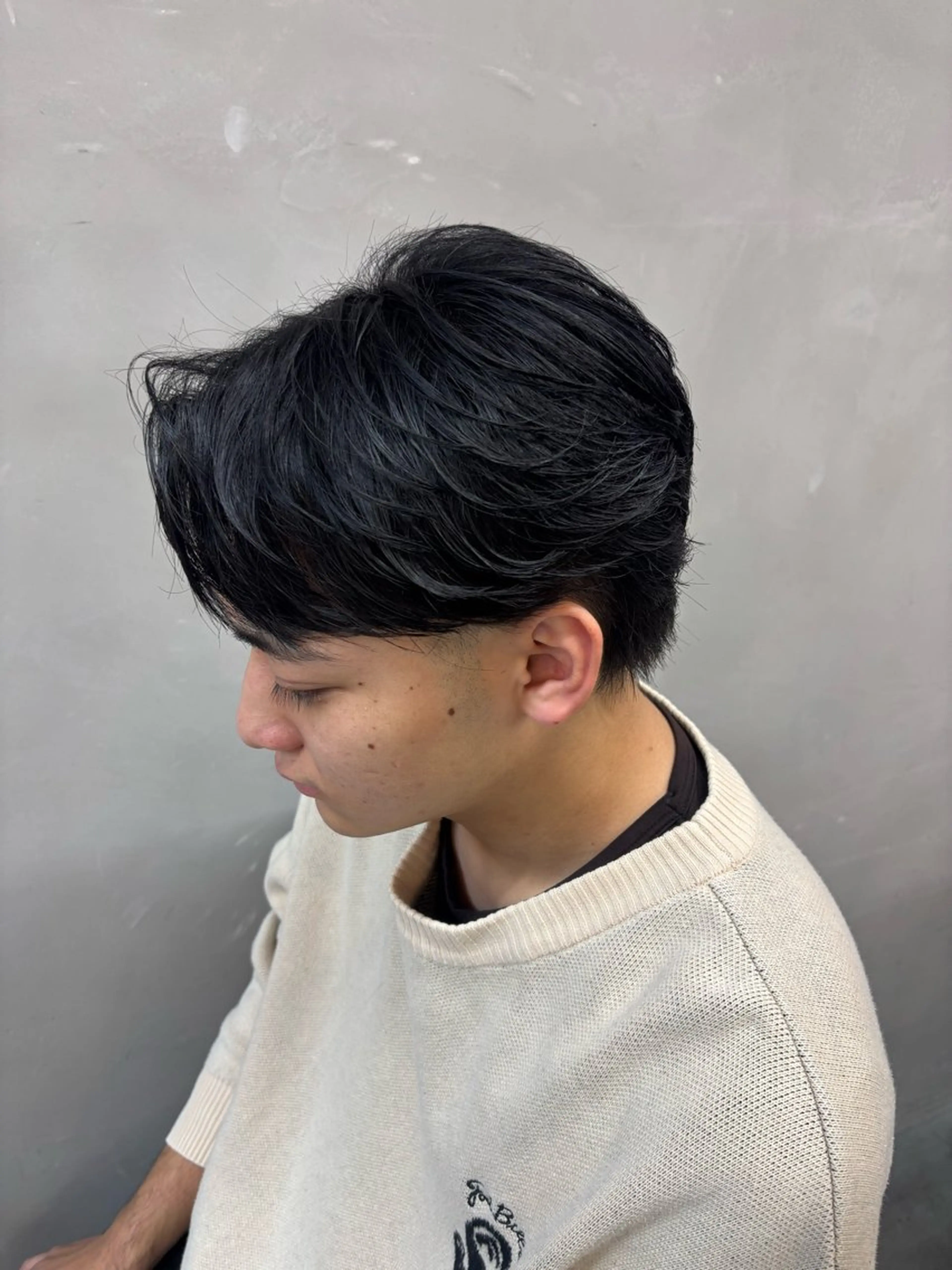 ショート メンズ カット パーマ 鹿児島 TSUBASAのヘアスタイル