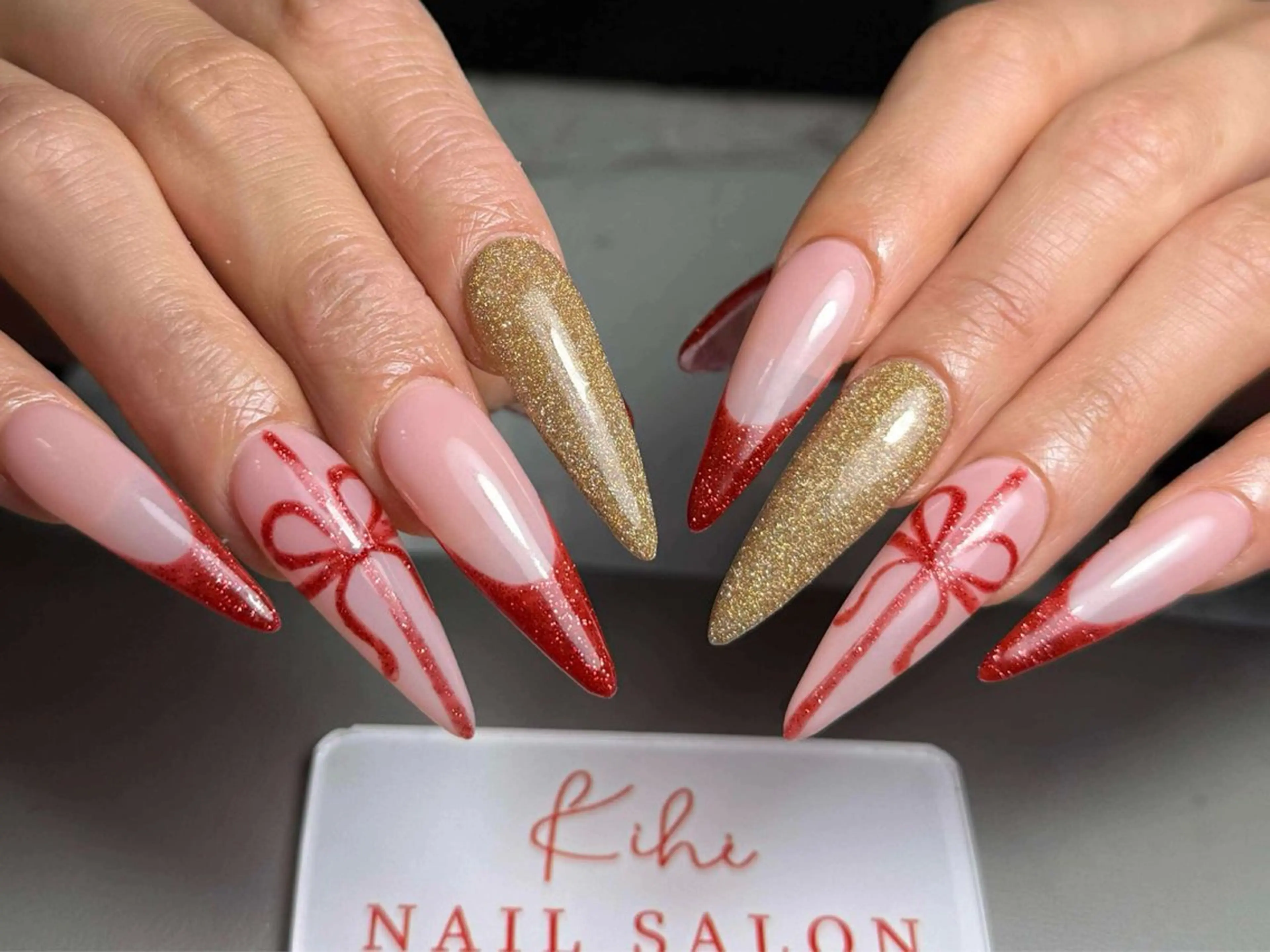 ネイル アートネイル フレンチネイル ジェルネイル グラデーション 韓国ネイル ハンドネイル ハンドケア さくら💮💮 【オフ無料】のネイルデザイン