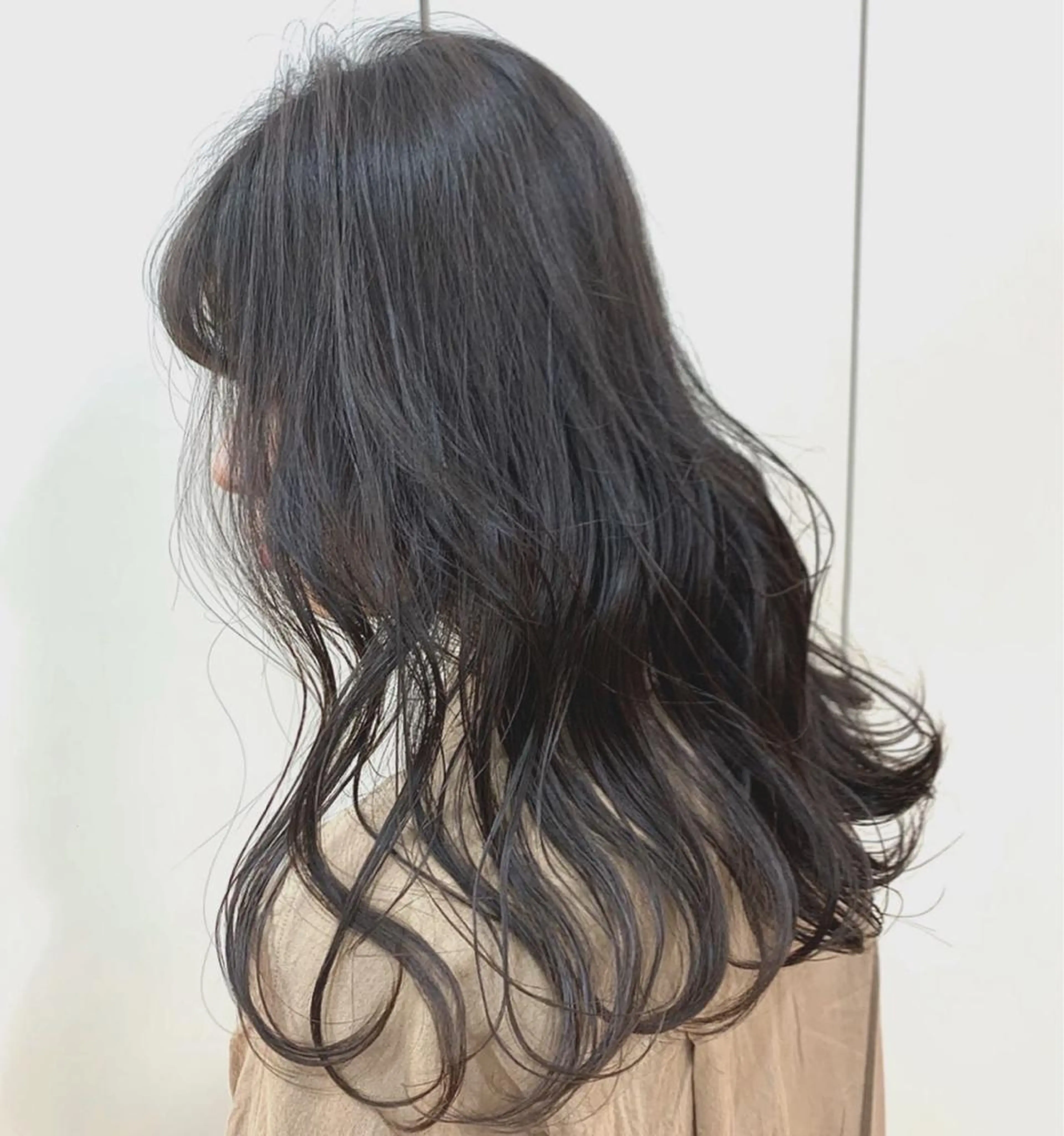 ロング カラー 黒髪 透明感カラー グレージュ シアーグレージュ ヘアカラー ayaka 大宮のヘアスタイル