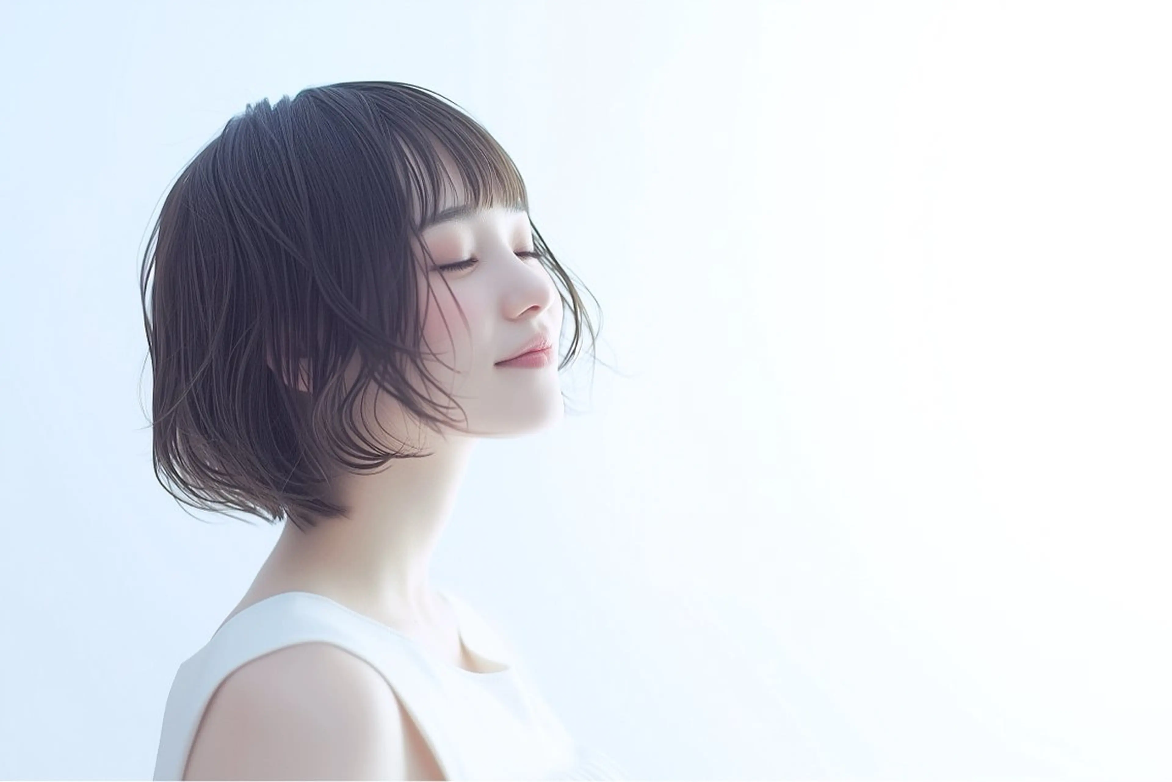 パーマ カット ヘアカラー 再現性ショートボブ 木又克美のヘアスタイル