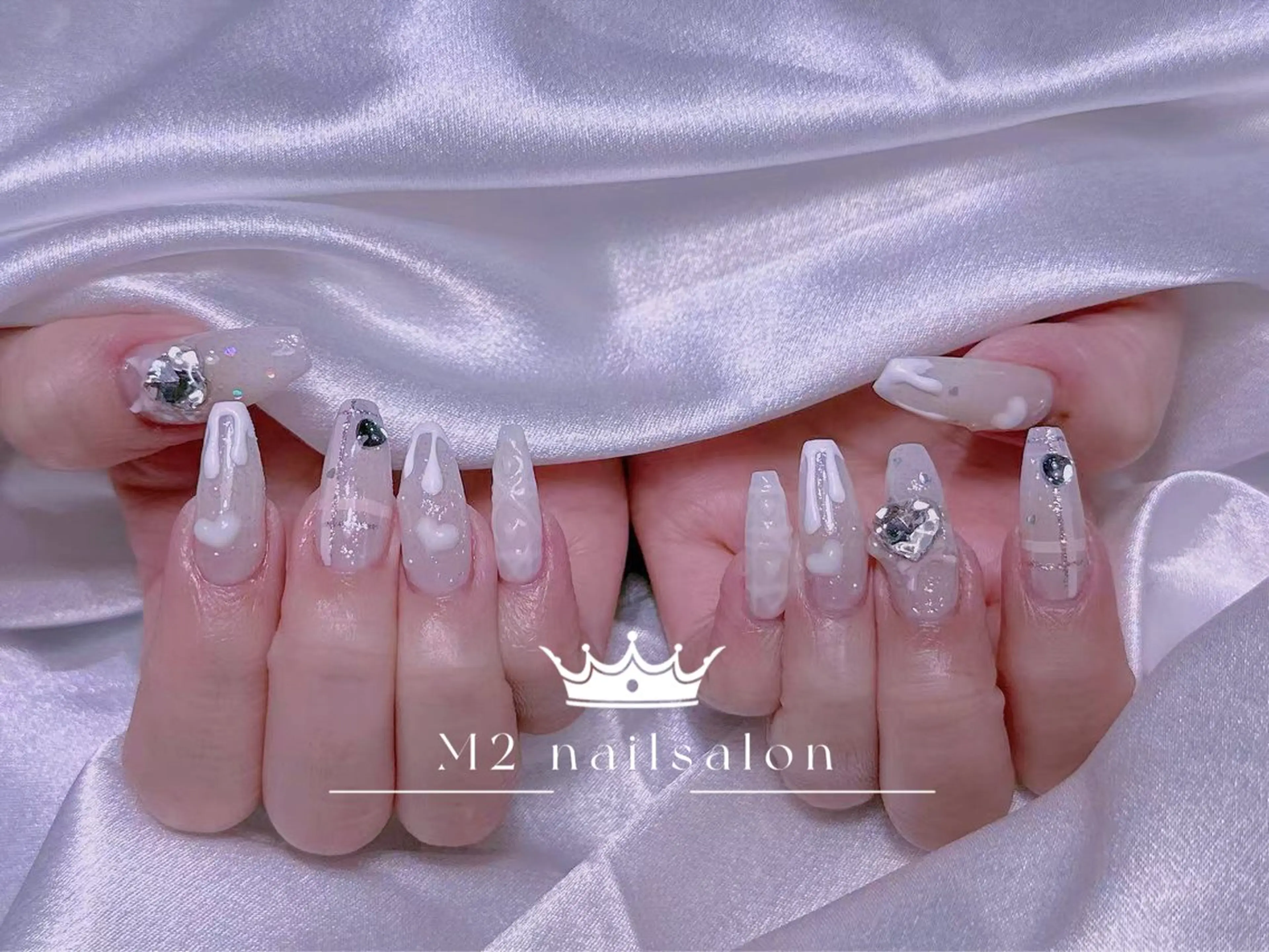 ネイル ハンドネイル 長さだし専門店 M2　rikaのネイルデザイン