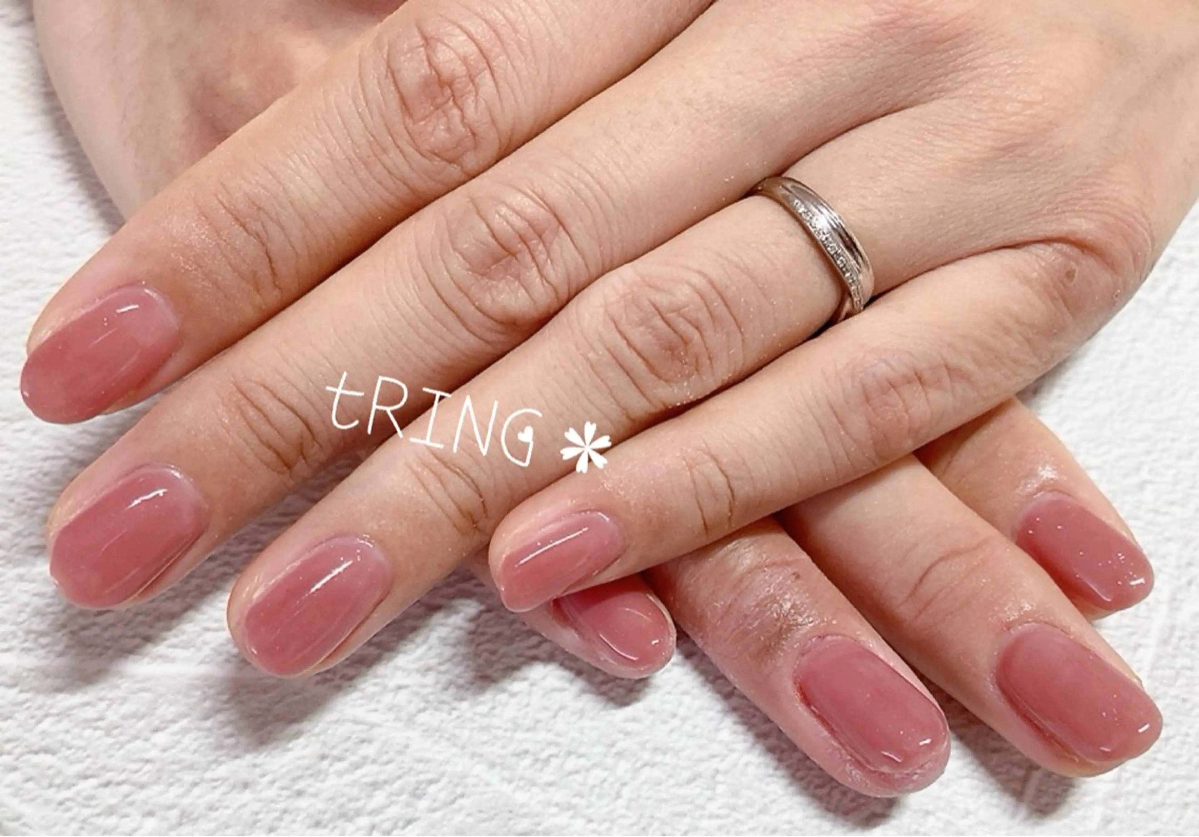 ネイル ハンドネイル tRING＊ しいの木台のネイルデザイン