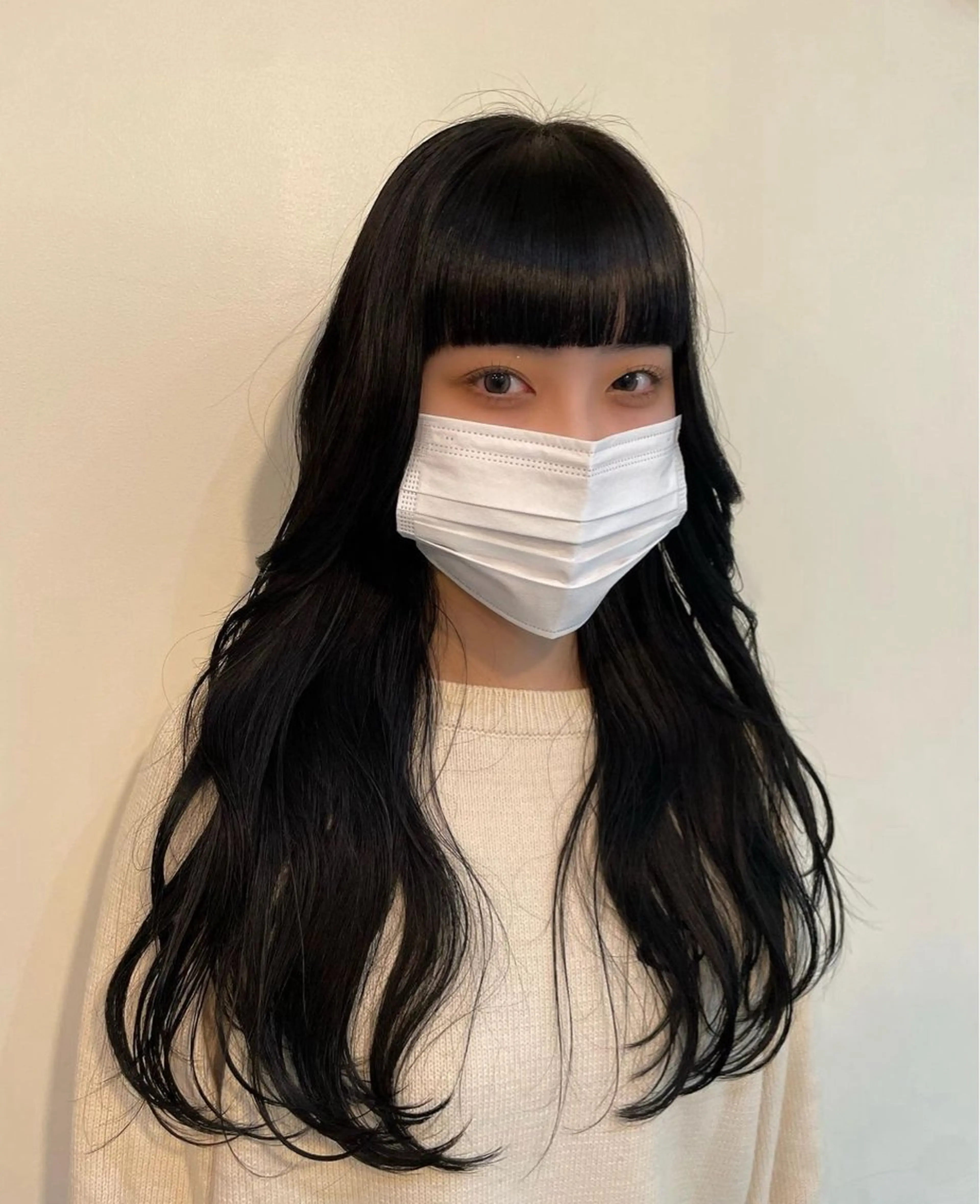 ロング カラー トリートメント 無料カット/ハイ トーンカラー/きらのヘアスタイル