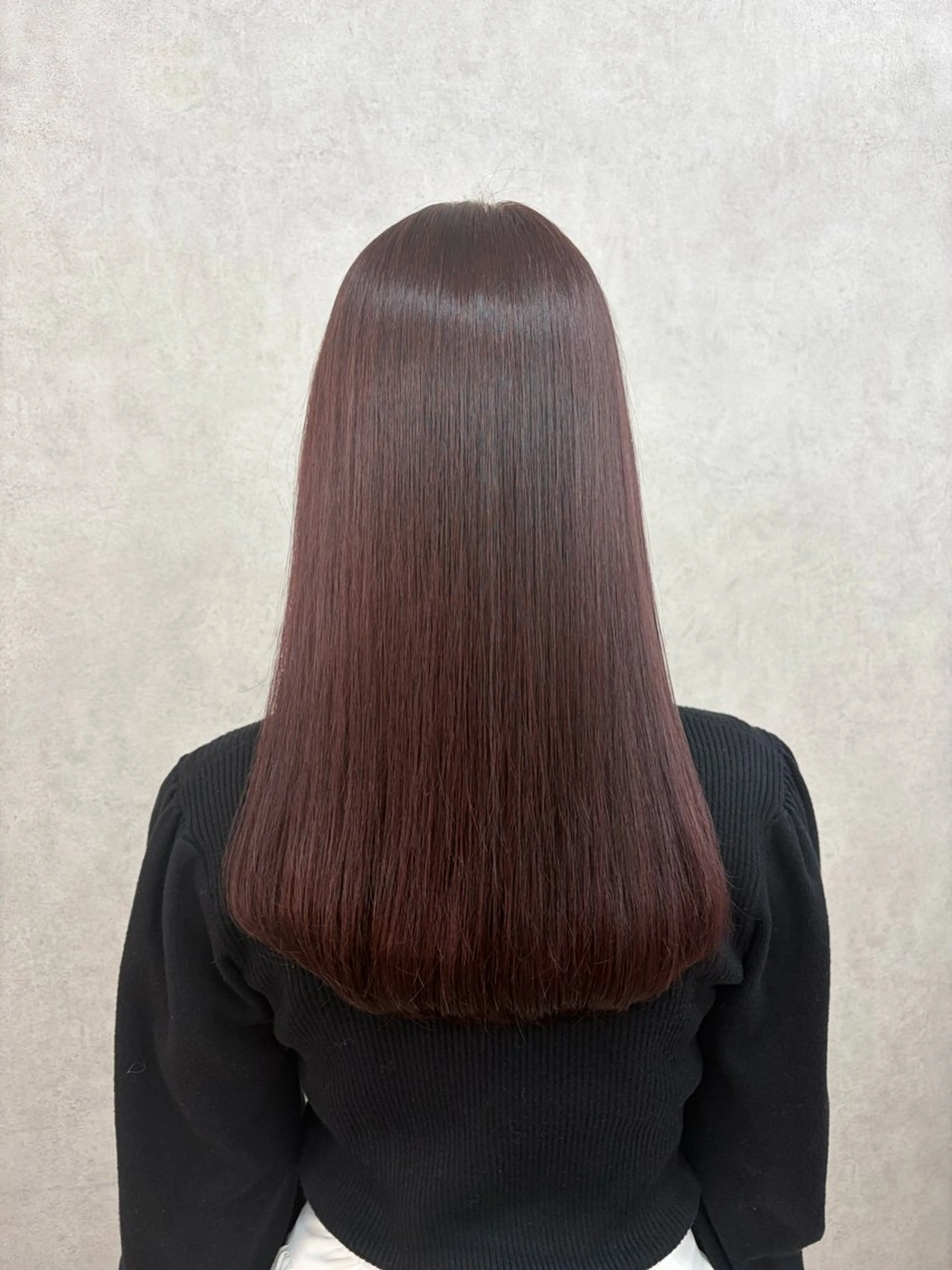 ロング ヘアカラー トリートメント 若月 七海のヘアスタイル