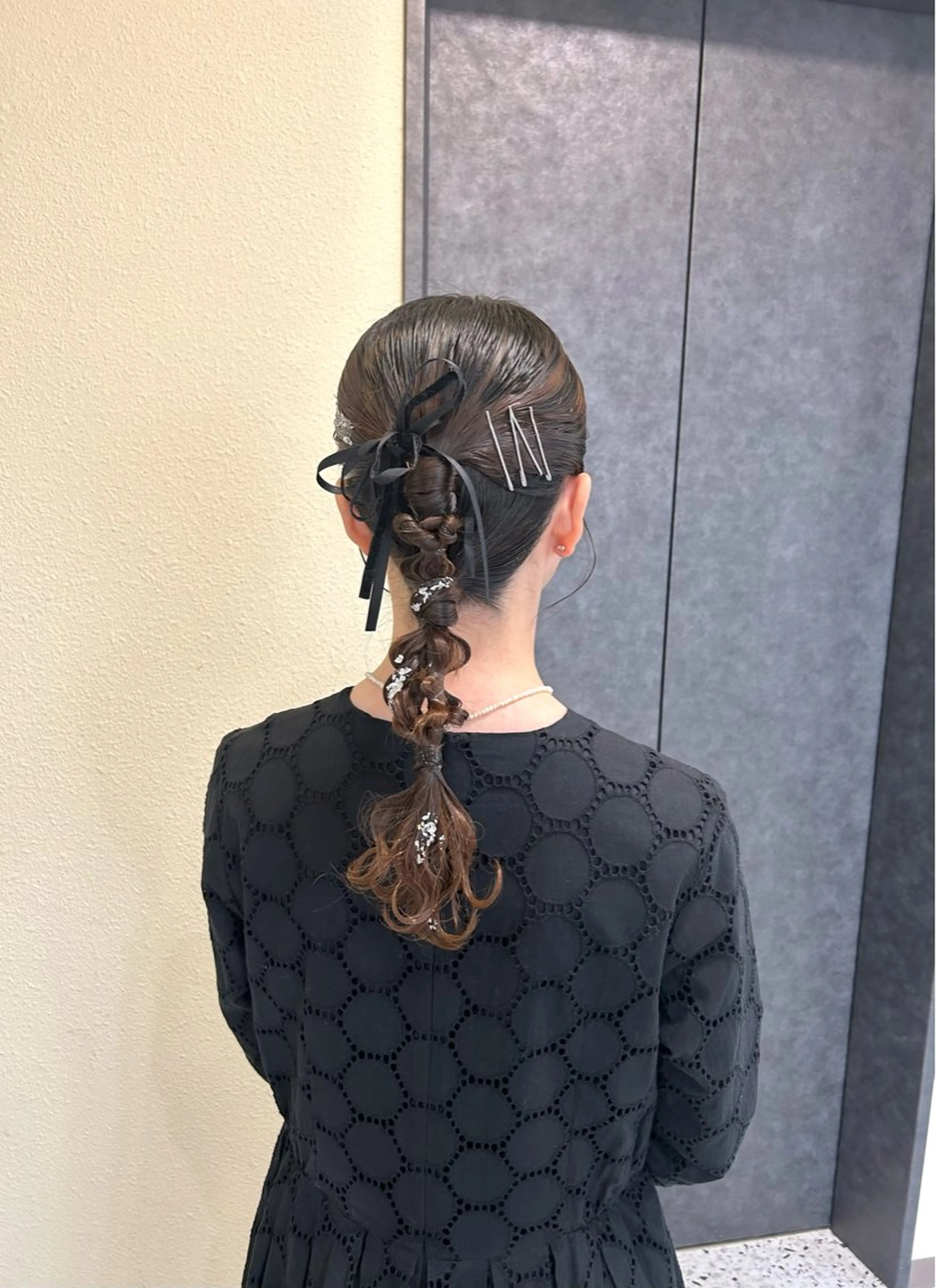 セミロング ヘアセット Mila Hazukiのヘアスタイル