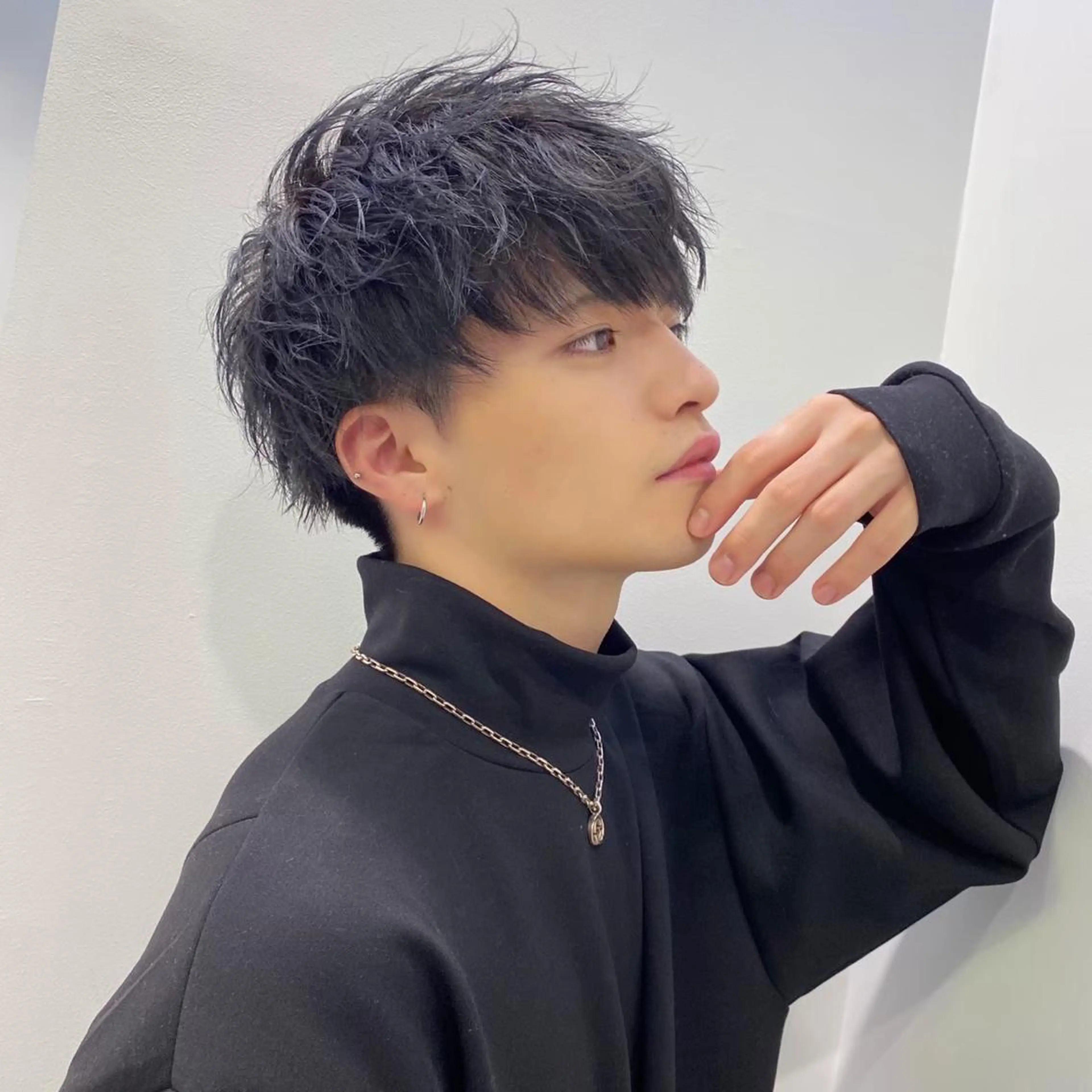 ショート カラー パーマ メンズ 【メンズサロン】 BLUCK 横浜のヘアスタイル