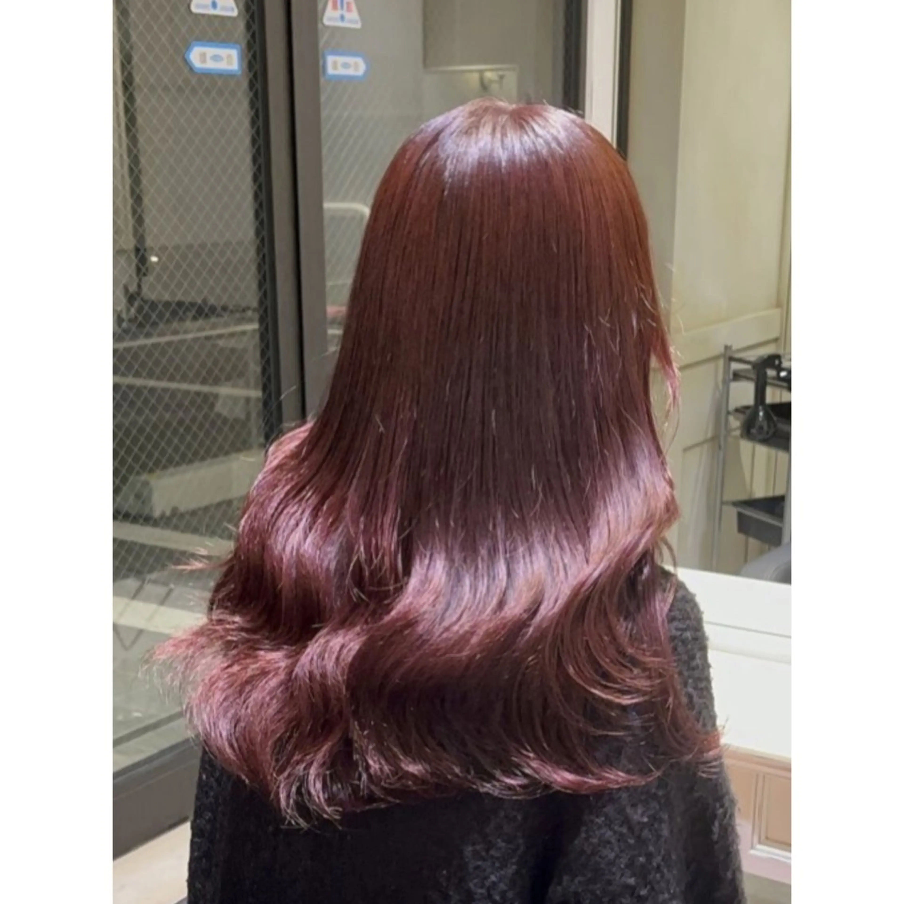 ロング カラー ブラウンカラー ピンクカラー ピンクブラウン ロング 💖ブリーチ/暖色 𝐘𝐮𝐢💖のヘアスタイル