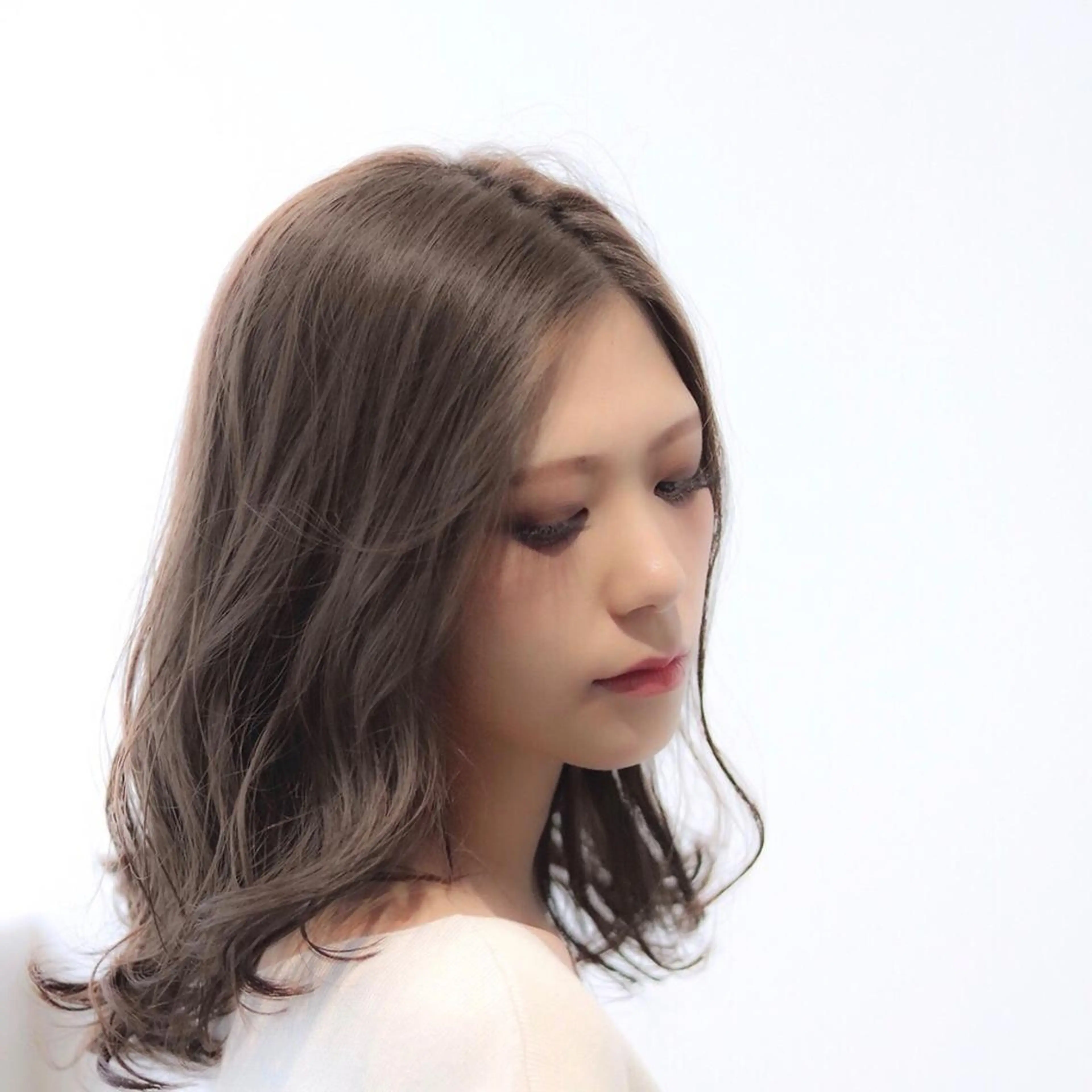 セミロング カラー パーマ カット ヘアカラー パーマ トリートメント 髪質改善🌈縮毛矯正 荻原　達矢のヘアスタイル