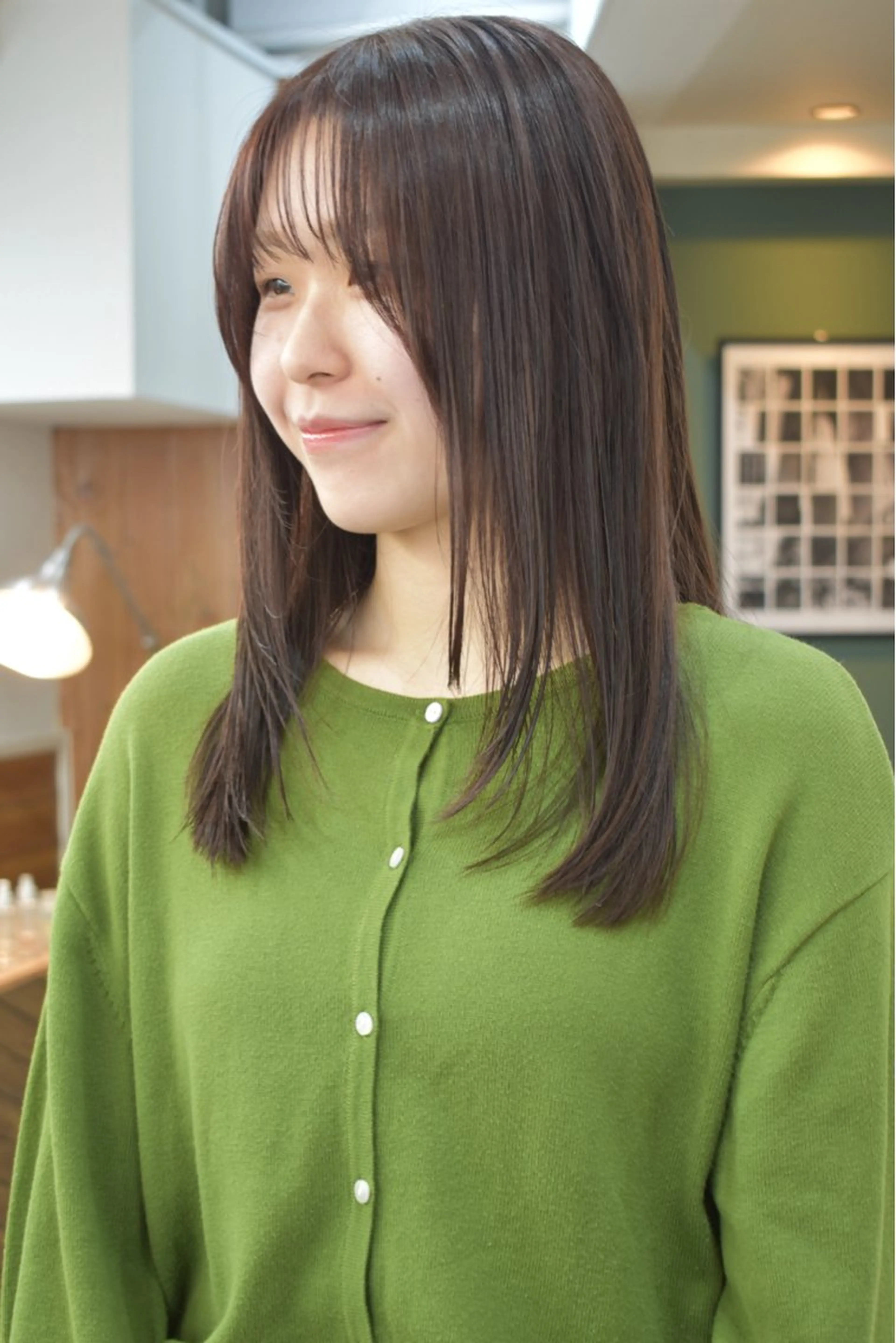 ロング カラー カット ヘアカラー トリートメント レイヤーボブ/ 艶カラー/サナ🌼のヘアスタイル