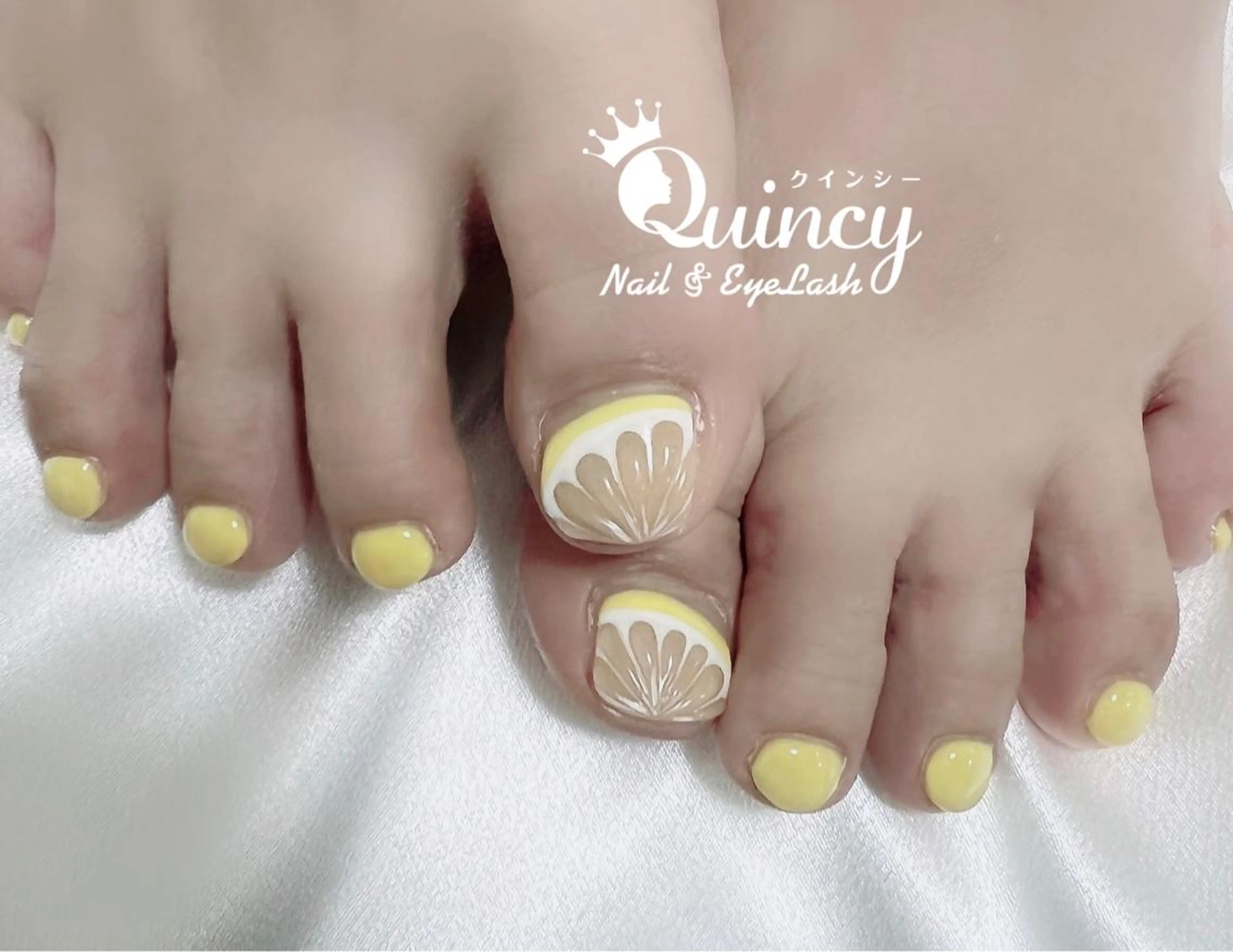 ネイル アートネイル フットネイル ワンカラーネイル Quincy Nail&Eyelash所属・Quincy ネイル&アイラッシュのマツエク・マツパデザイン
