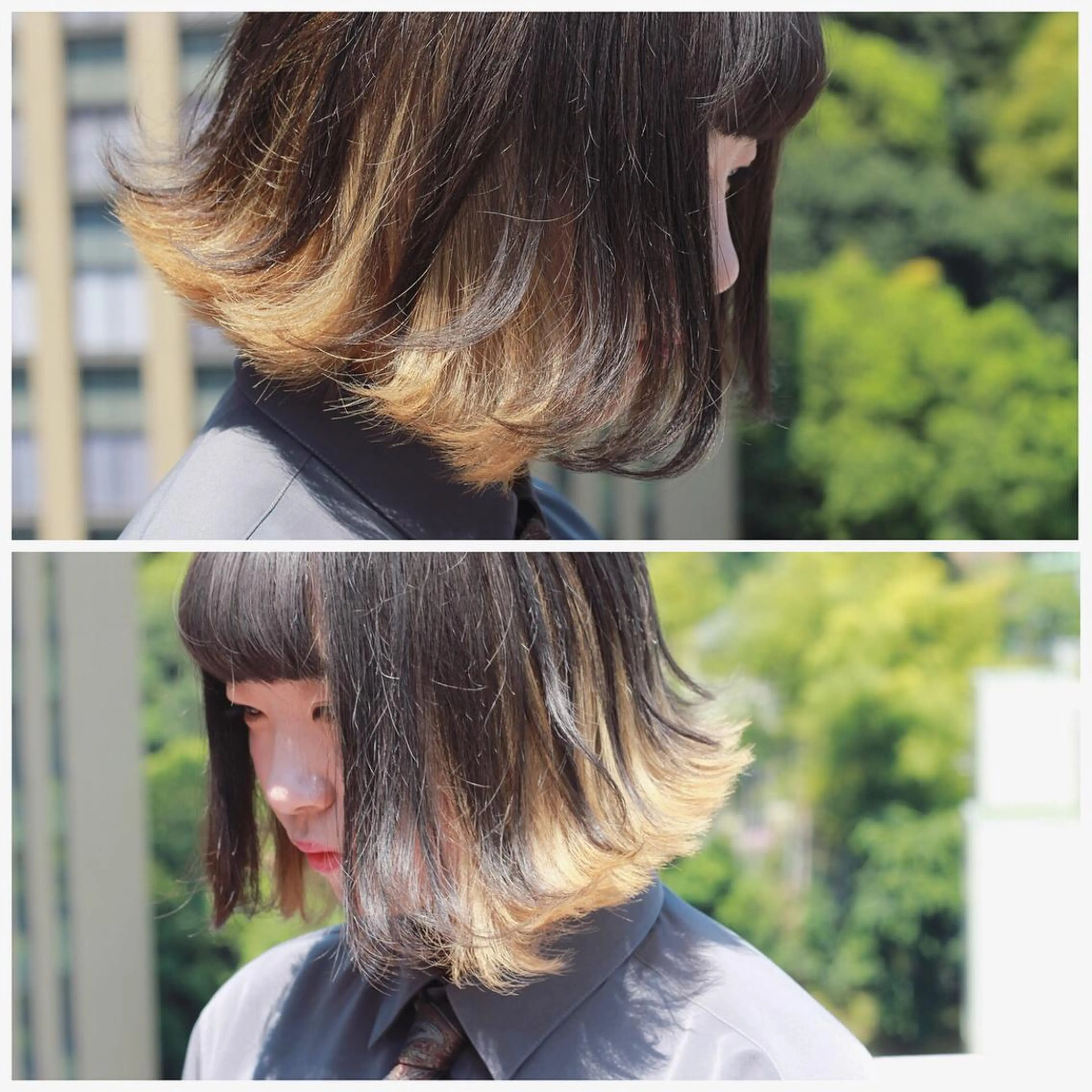 ミディアム カラー インナーカラー カット Viage （ビアージュ）のヘアスタイル