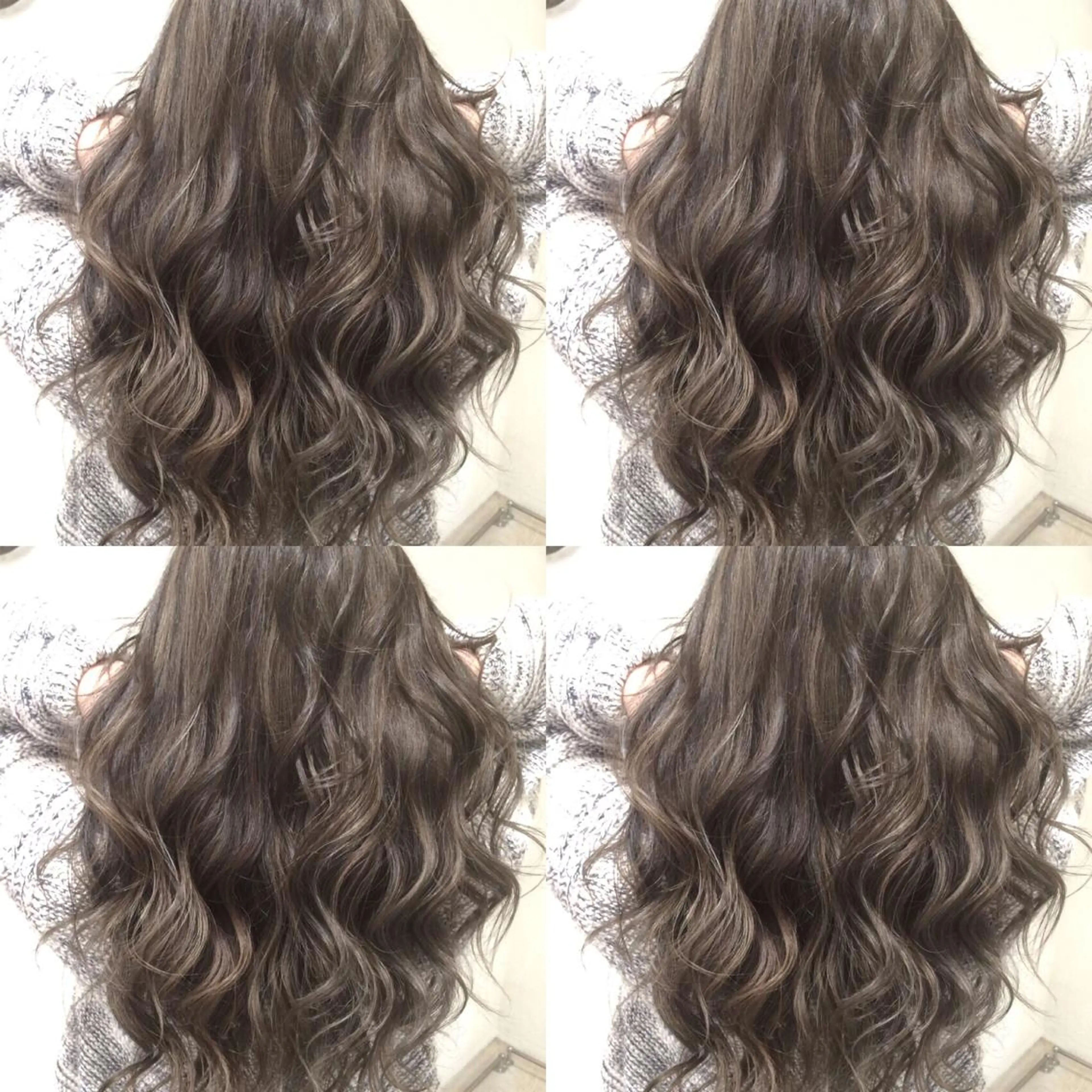 ロング カラー ハイライトカラー 3Dハイライト ハイライト ヘアカラー トリートメント 井上 一平のヘアスタイル