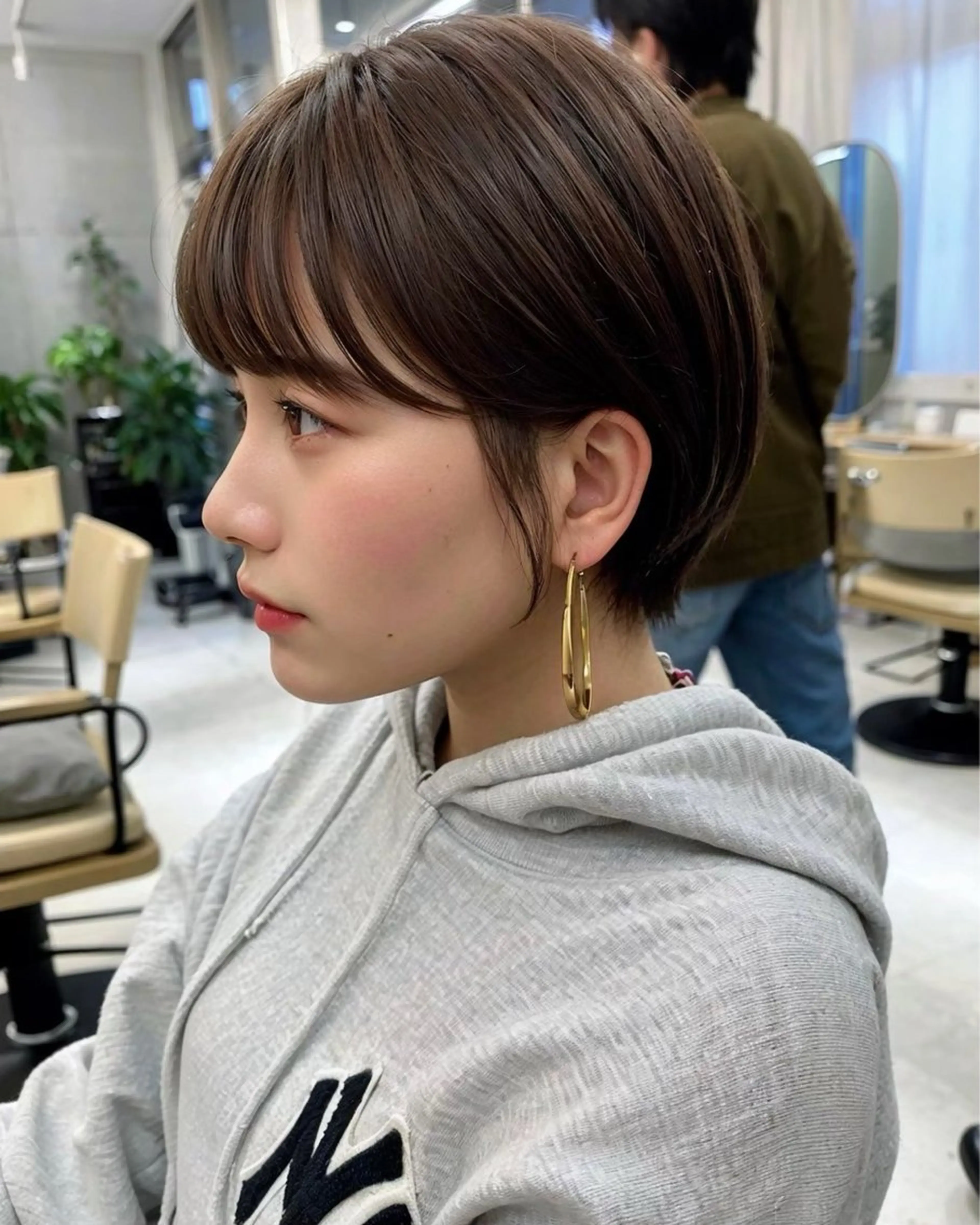 ショート ボブ特化型美容師/赤 み消しカラー/ももかのヘアスタイル