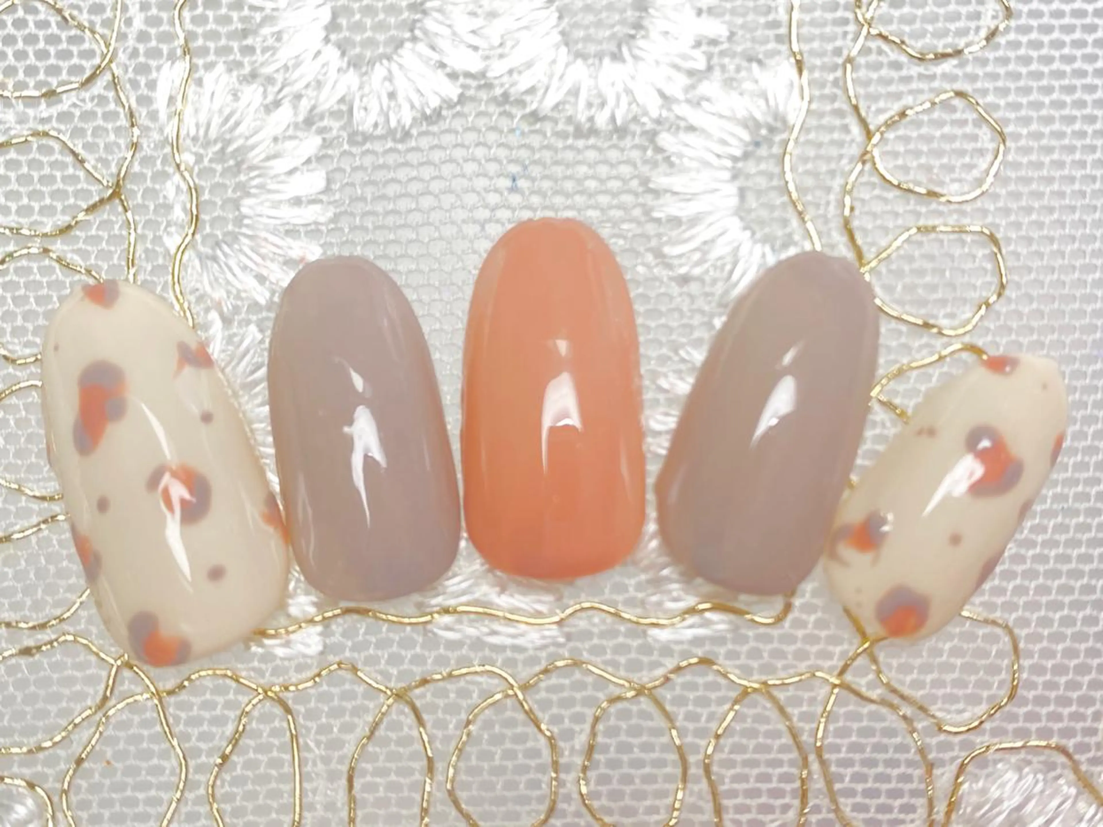 ネイル ジェルネイル ソフトジェル リラネイル所属・福田 美代子のネイルデザイン